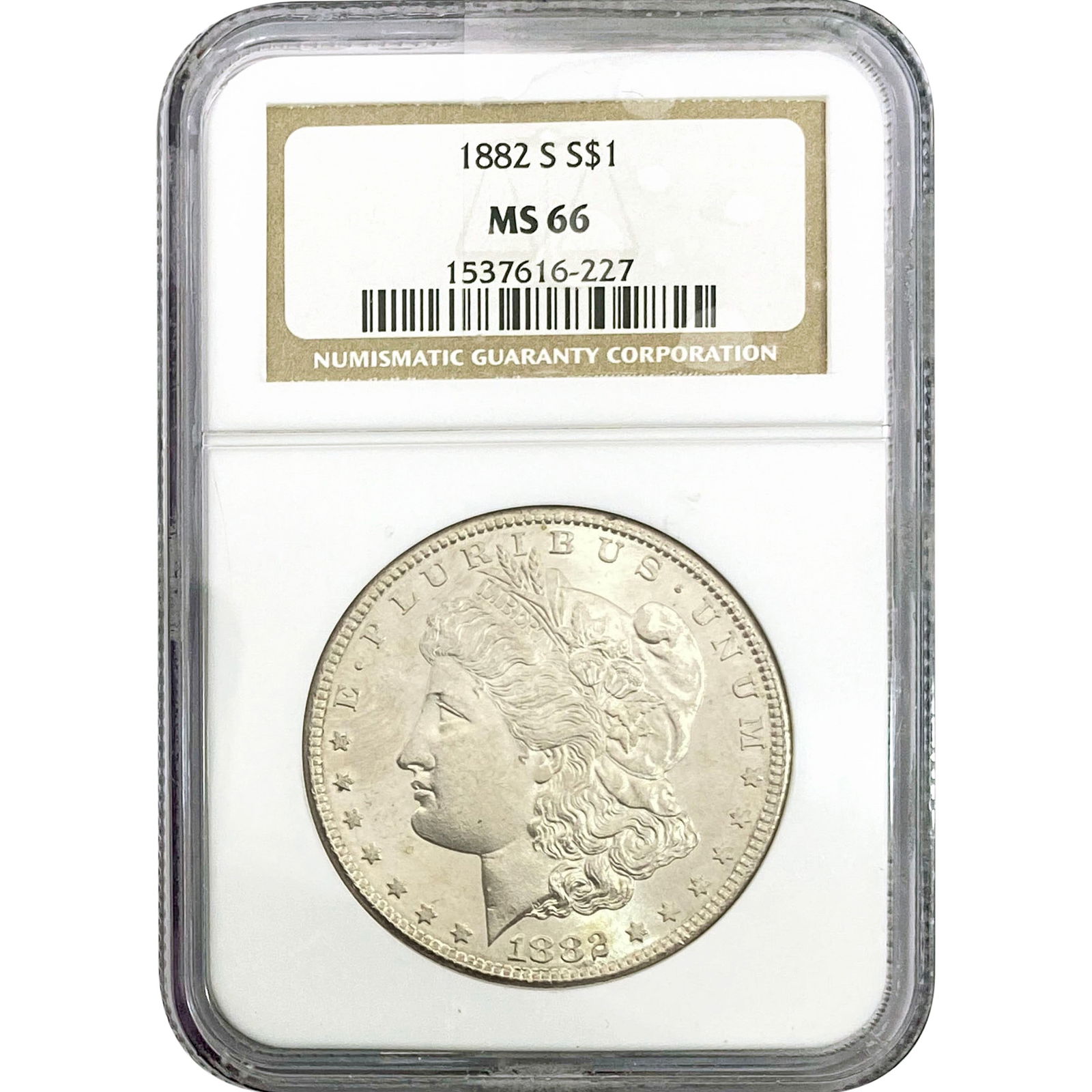 1882-S Morgan Silver Dollar NGC MS66 (1 of 2)