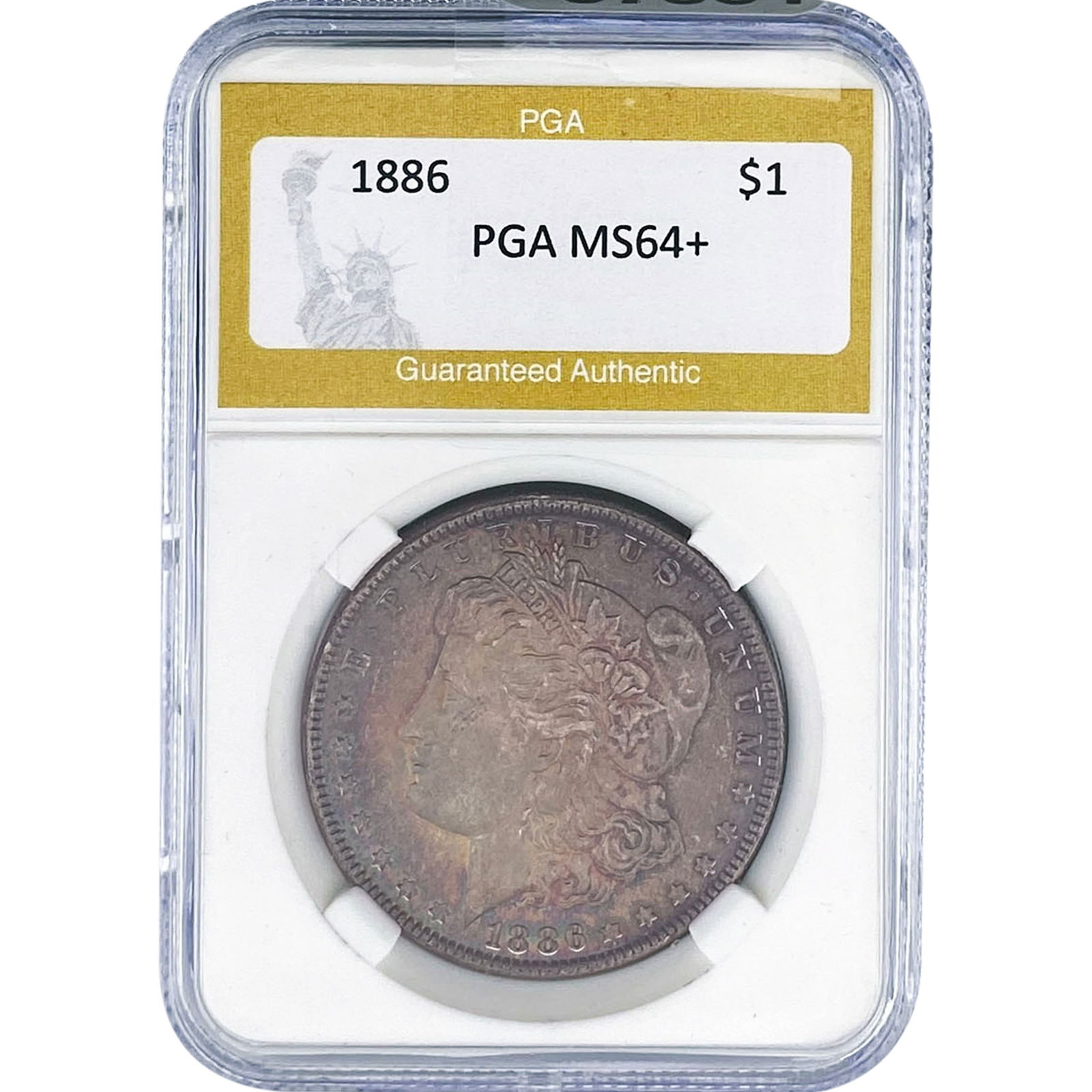 1886 Morgan Silver Dollar PGA MS64+ (1 of 2)