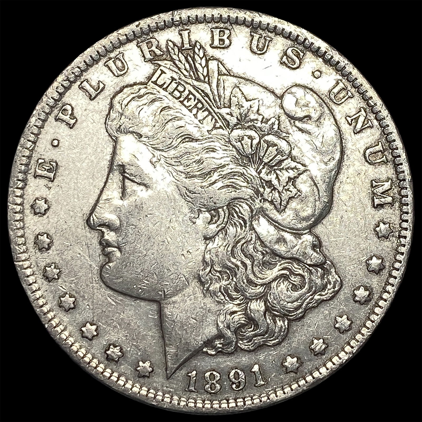 1891 Morgan Silver Dollar CLOSELY UNCIRCULATED (1 of 2)