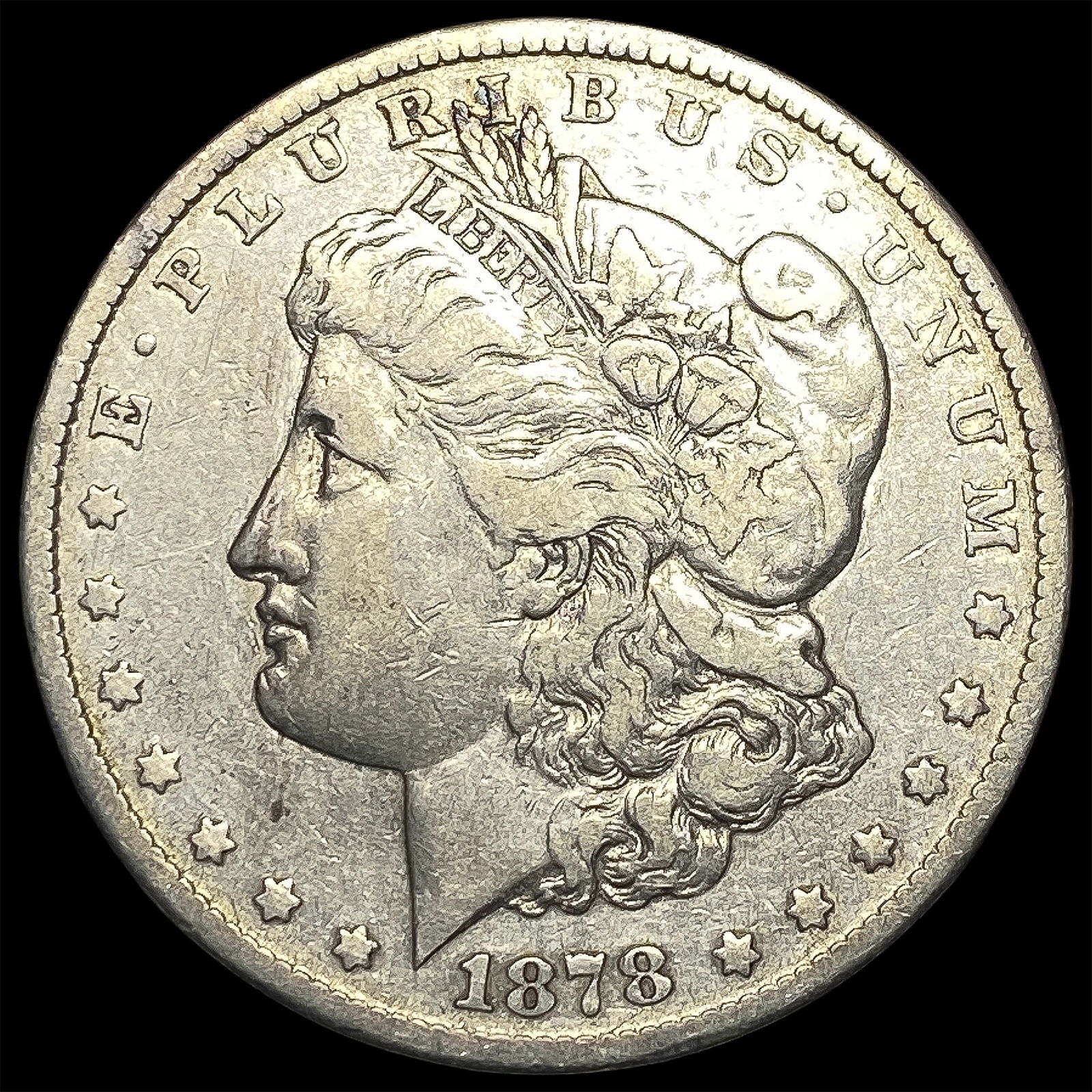 1878-S Silver Morgan Dollar ABOUT UNCIRCULATED (1 of 2)