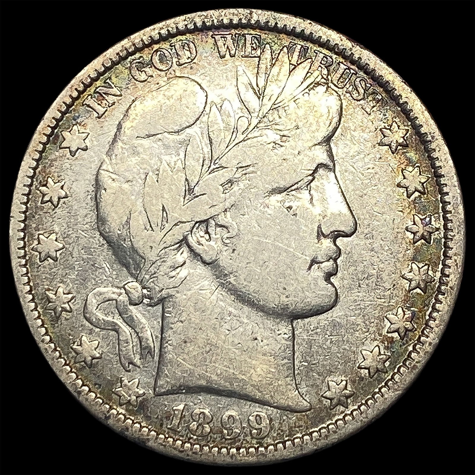 1899 Silver Half Dollar (Barber) NICELY CIRCULATED (1 of 2)