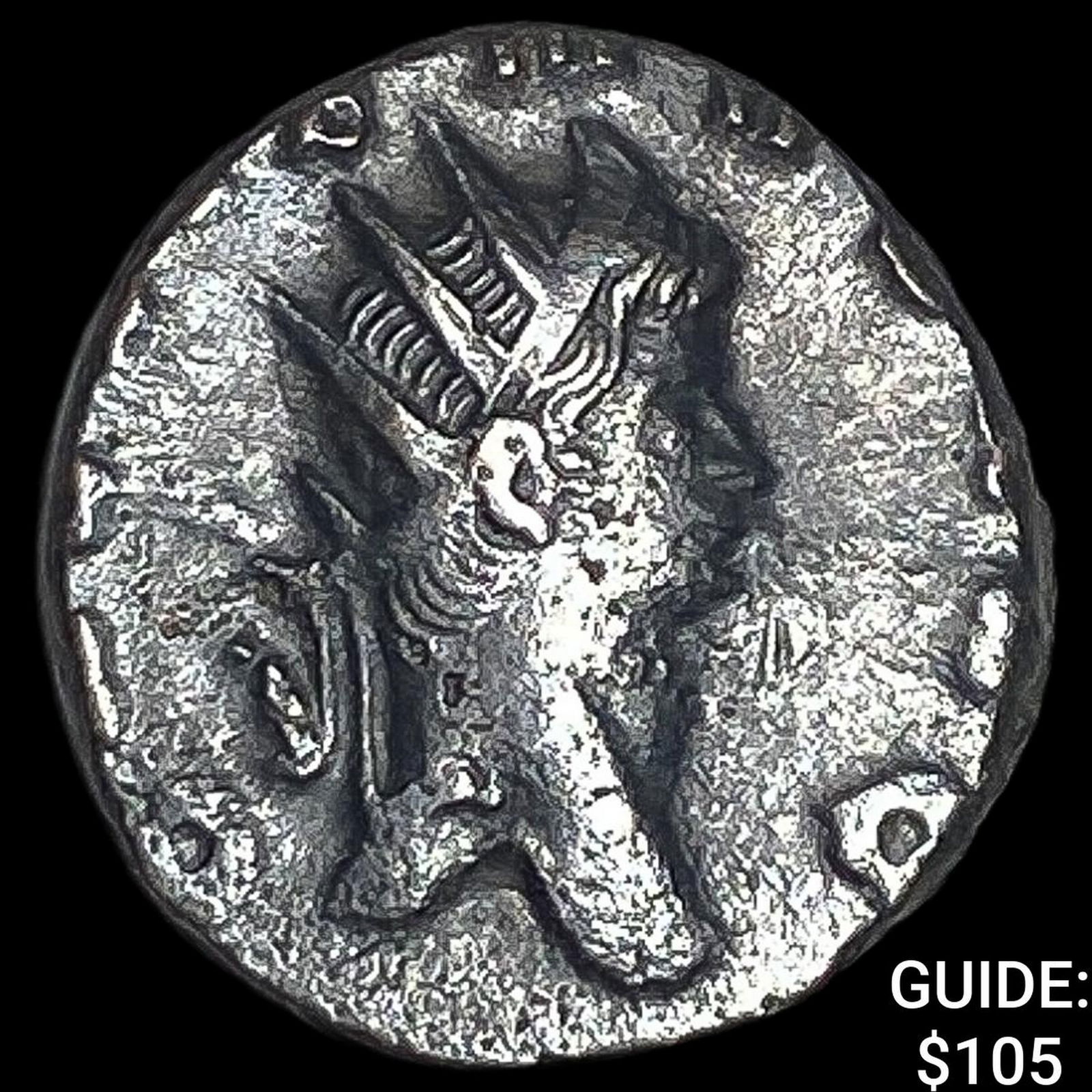 Roman Gallienus 253-268 AD BI Dbl Denarius CHOICE AU (1 of 2)