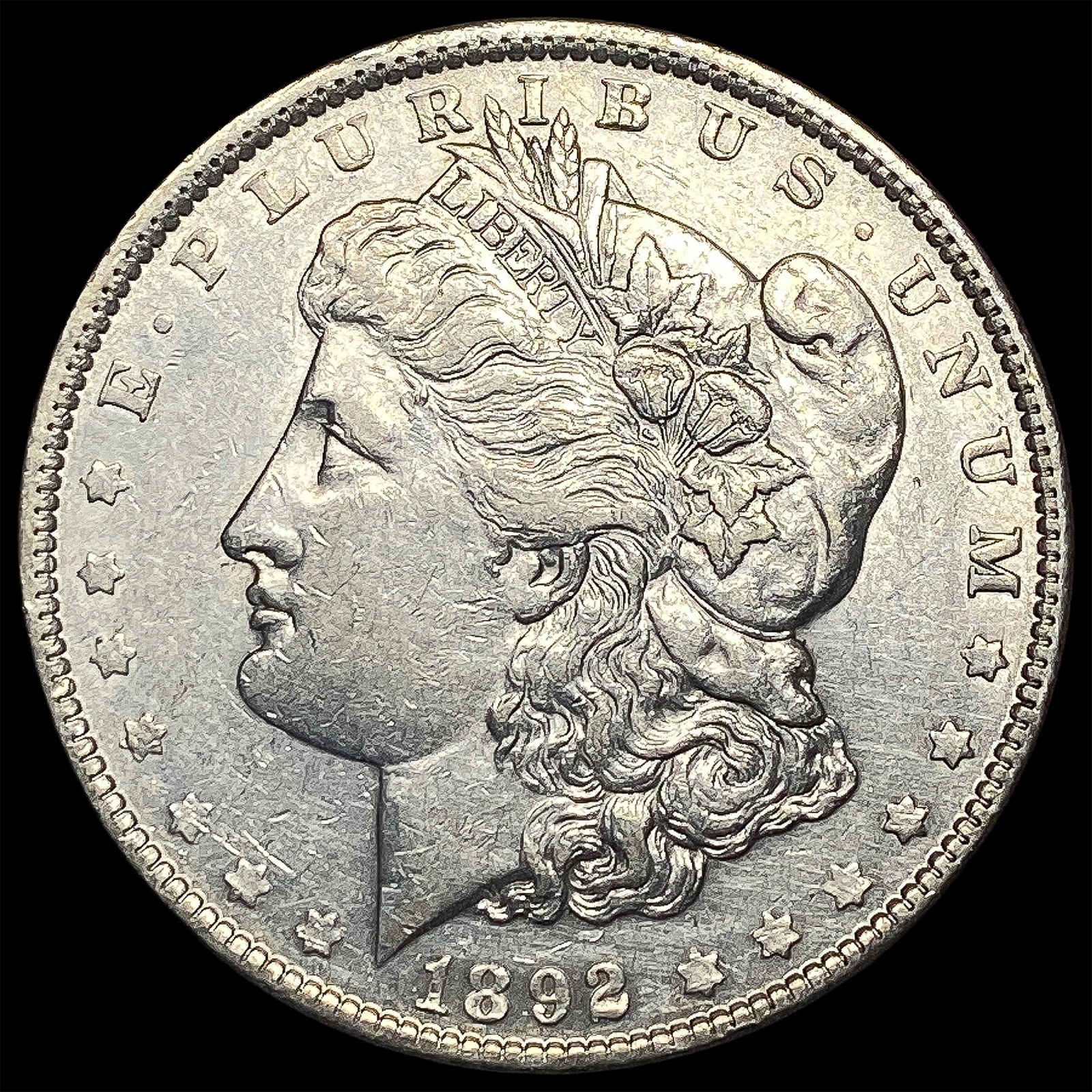 1892 Silver Morgan Dollar CLOSELY UNCIRCULATED (1 of 2)