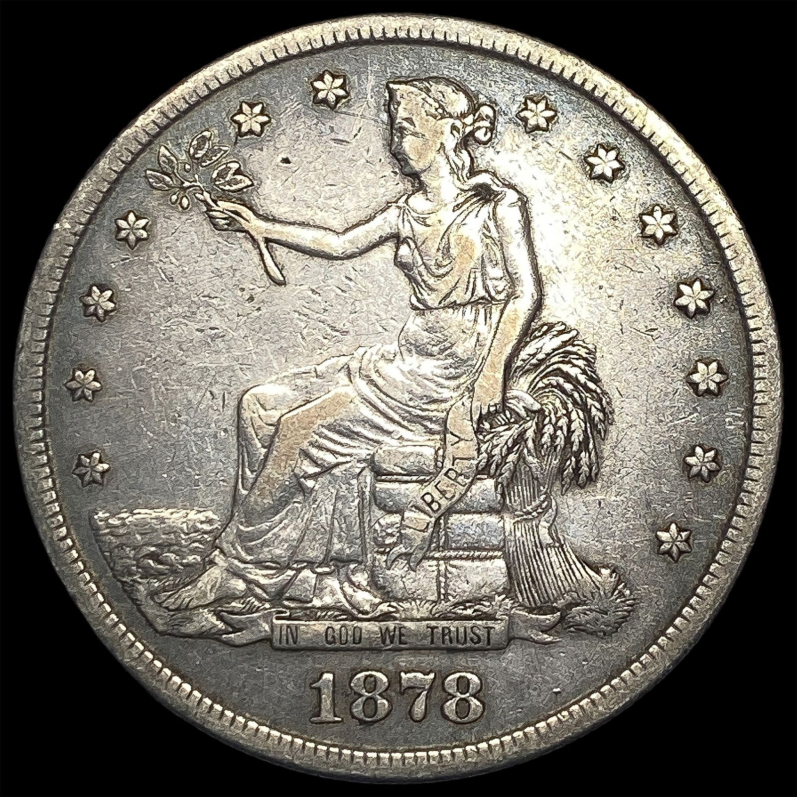 1878-S Silver Trade Dollar HIGH GRADE (1 of 2)