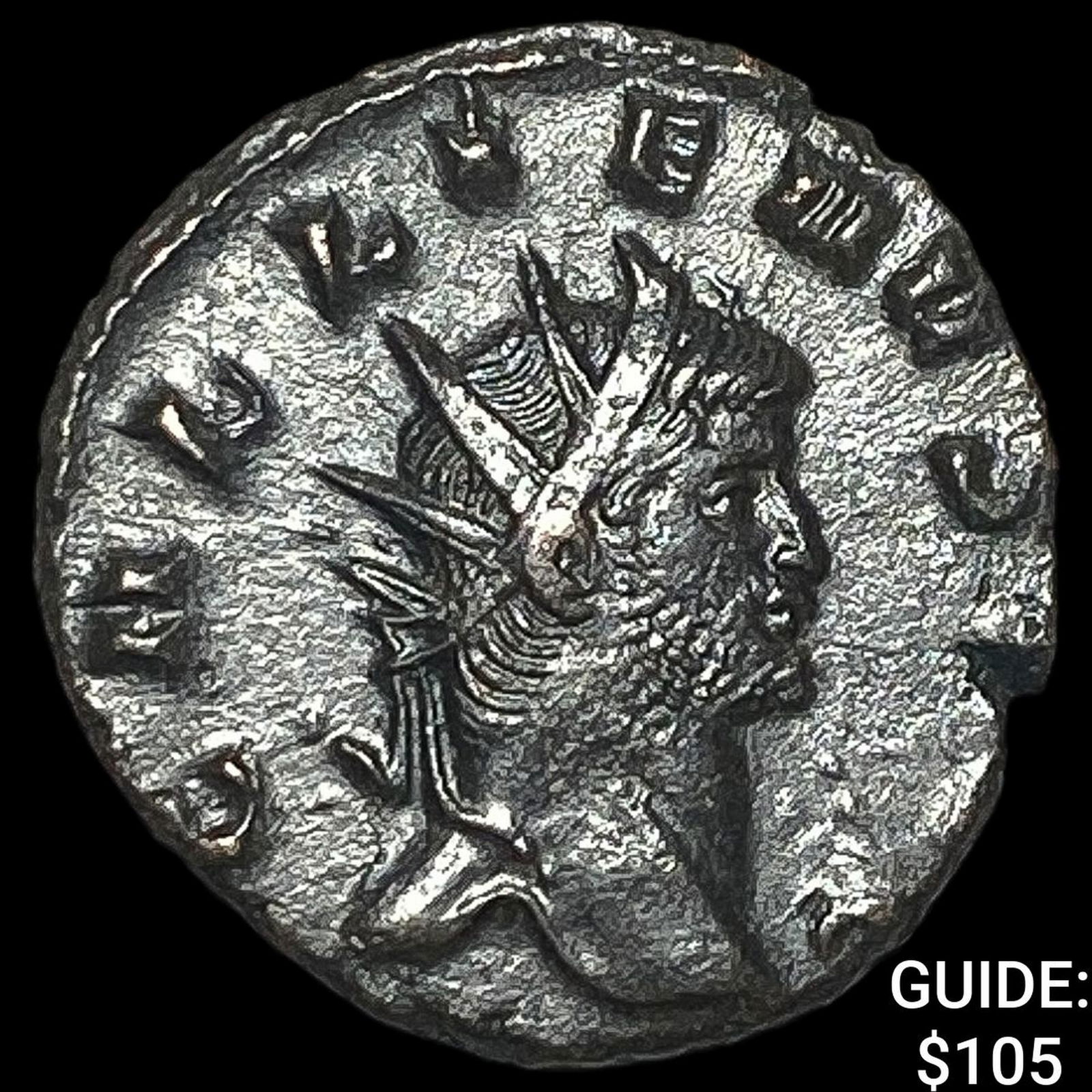 Roman Gallienus 253-268 AD BI Dbl Denarius CHOICE AU (1 of 2)