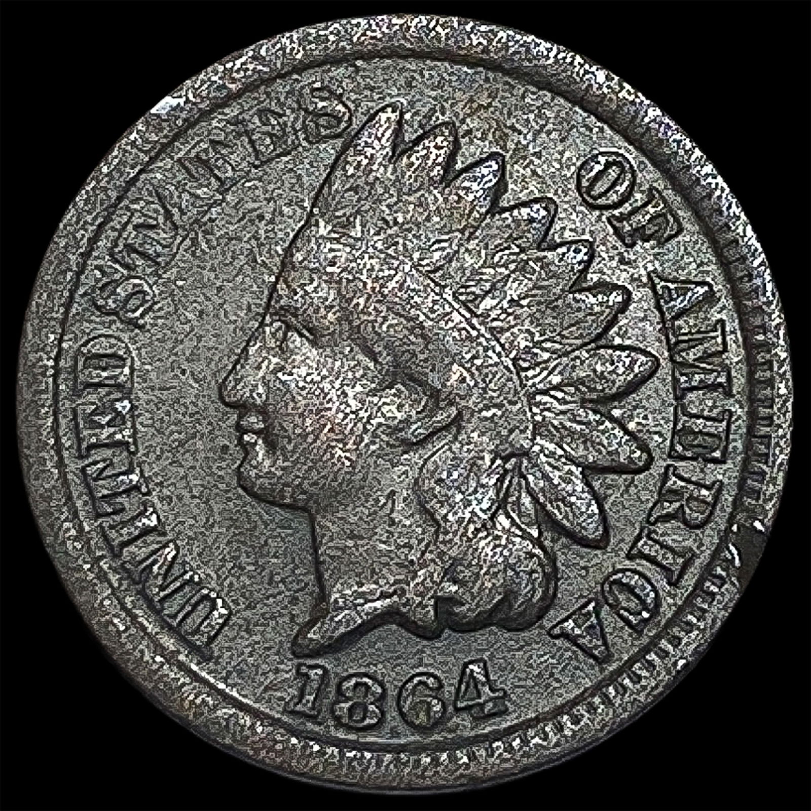 1864 Copper-Nickel Indian Head Cent HIGH GRADE (1 of 2)