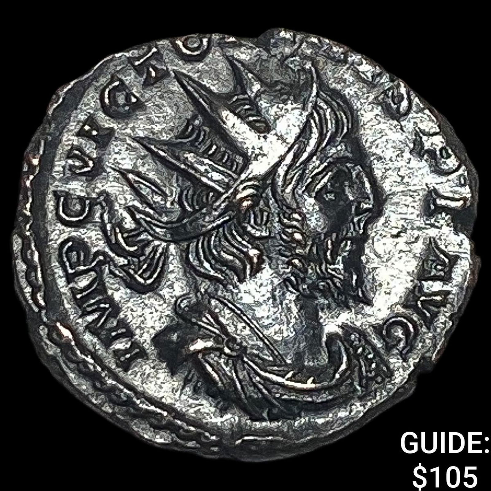 Romano-Gallic Victorinus 2769-271 BI Dbl Denarius CHOICE AU: Romano-Gallic Victorinus 2769-271 BI Dbl Denarius CHOICE AU