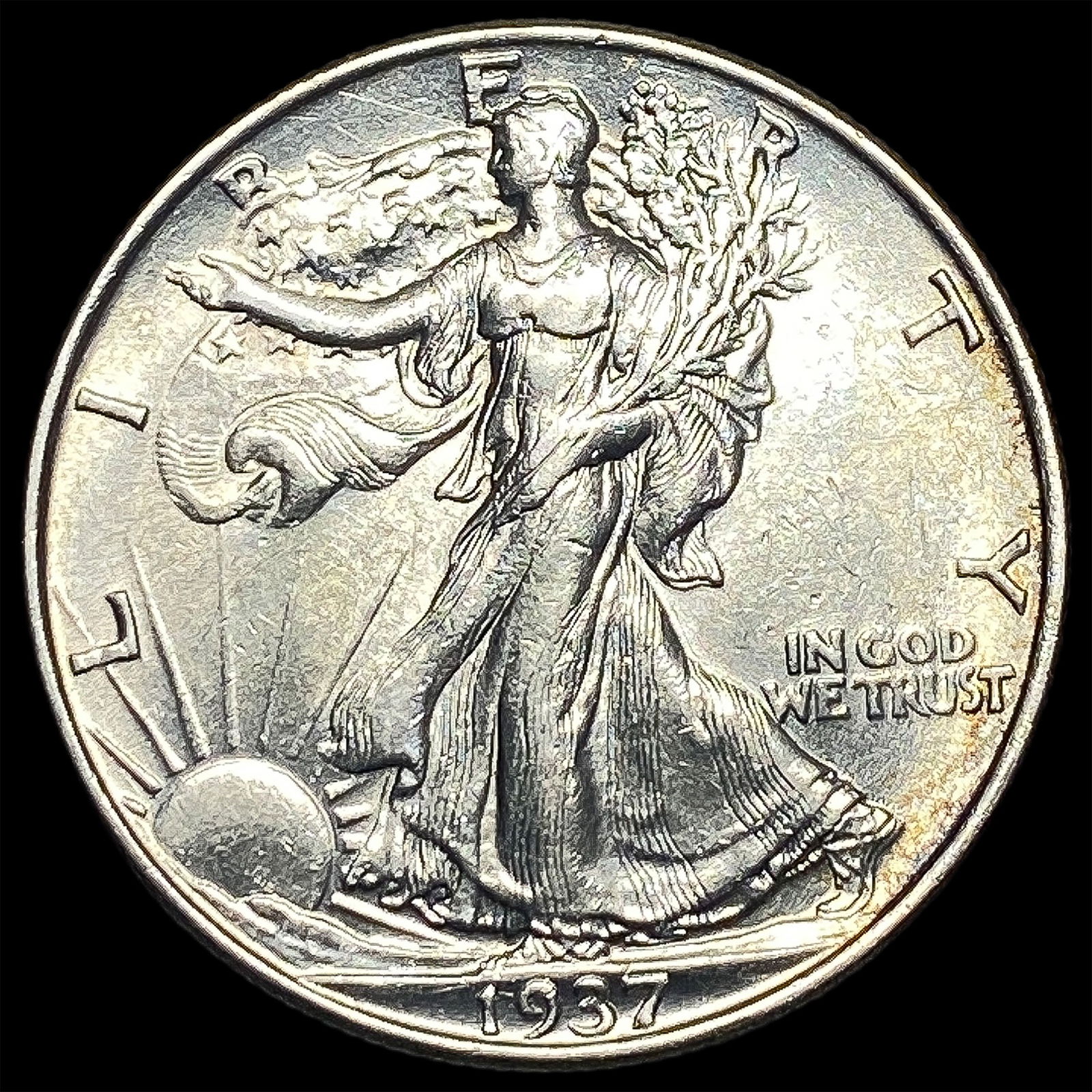 1937 Silver Walking Liberty Half Dollar UNCIRCULATED (1 of 2)