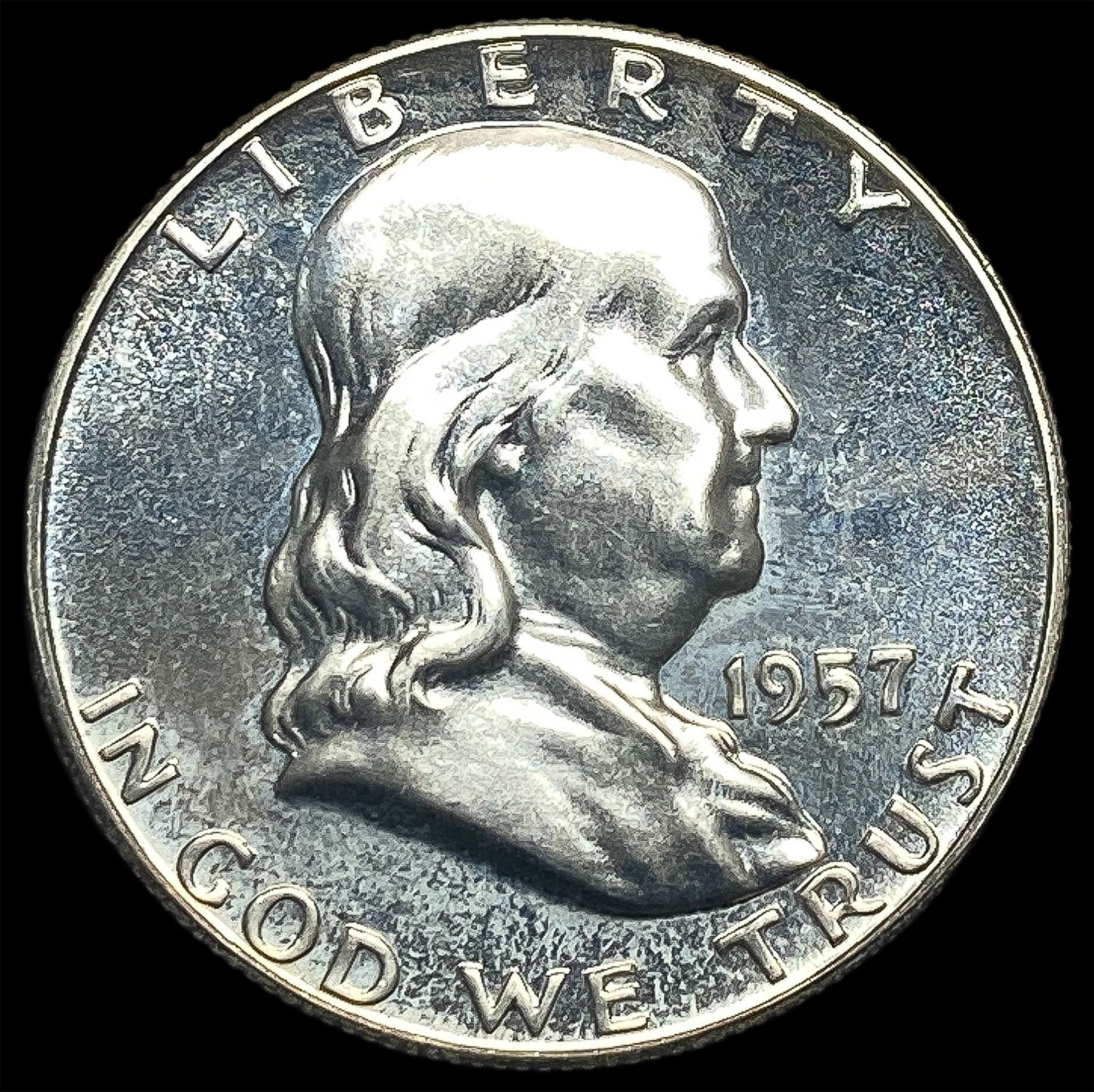 1957 Franklin Silver Half Dollar CHOICE PROOF (1 of 2)