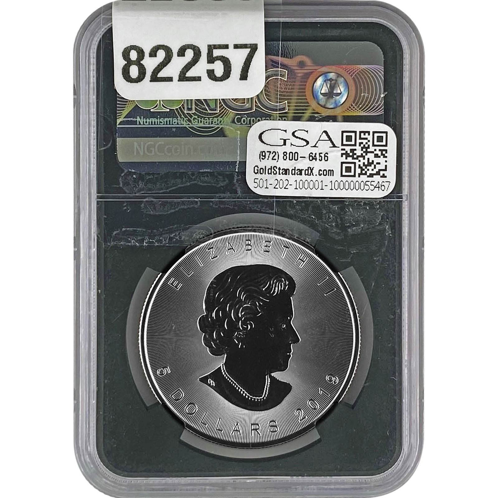 2019 NGC MS70 1oz Silver Canada $5 Maple Leaf (1 of 2)