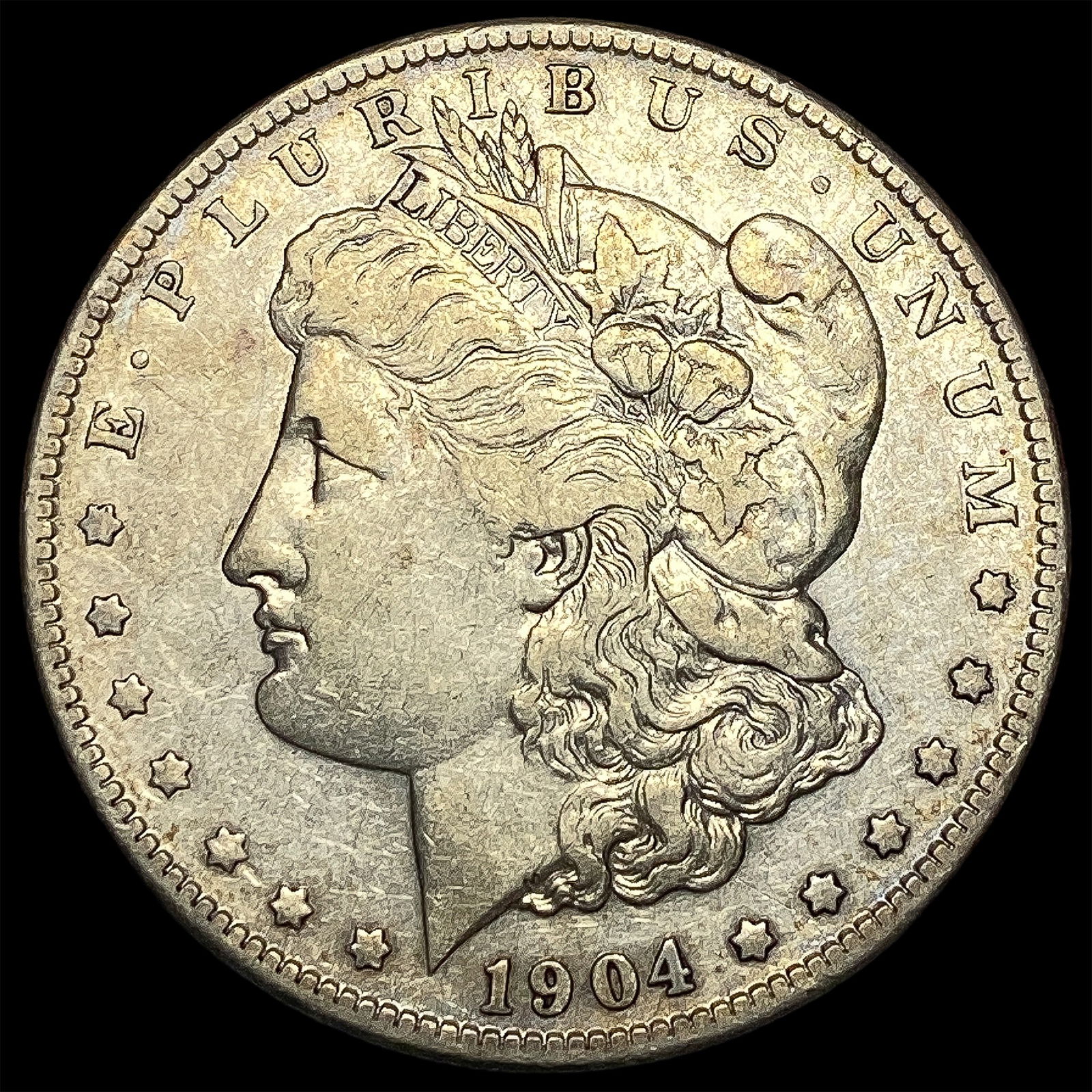 1904-S Silver Morgan Dollar ABOUT UNCIRCULATED (1 of 2)