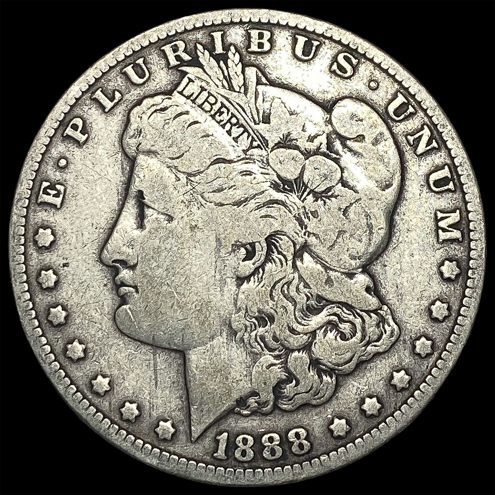 1888-O Silver Morgan Dollar LIGHTLY CIRCULATED (1 of 2)