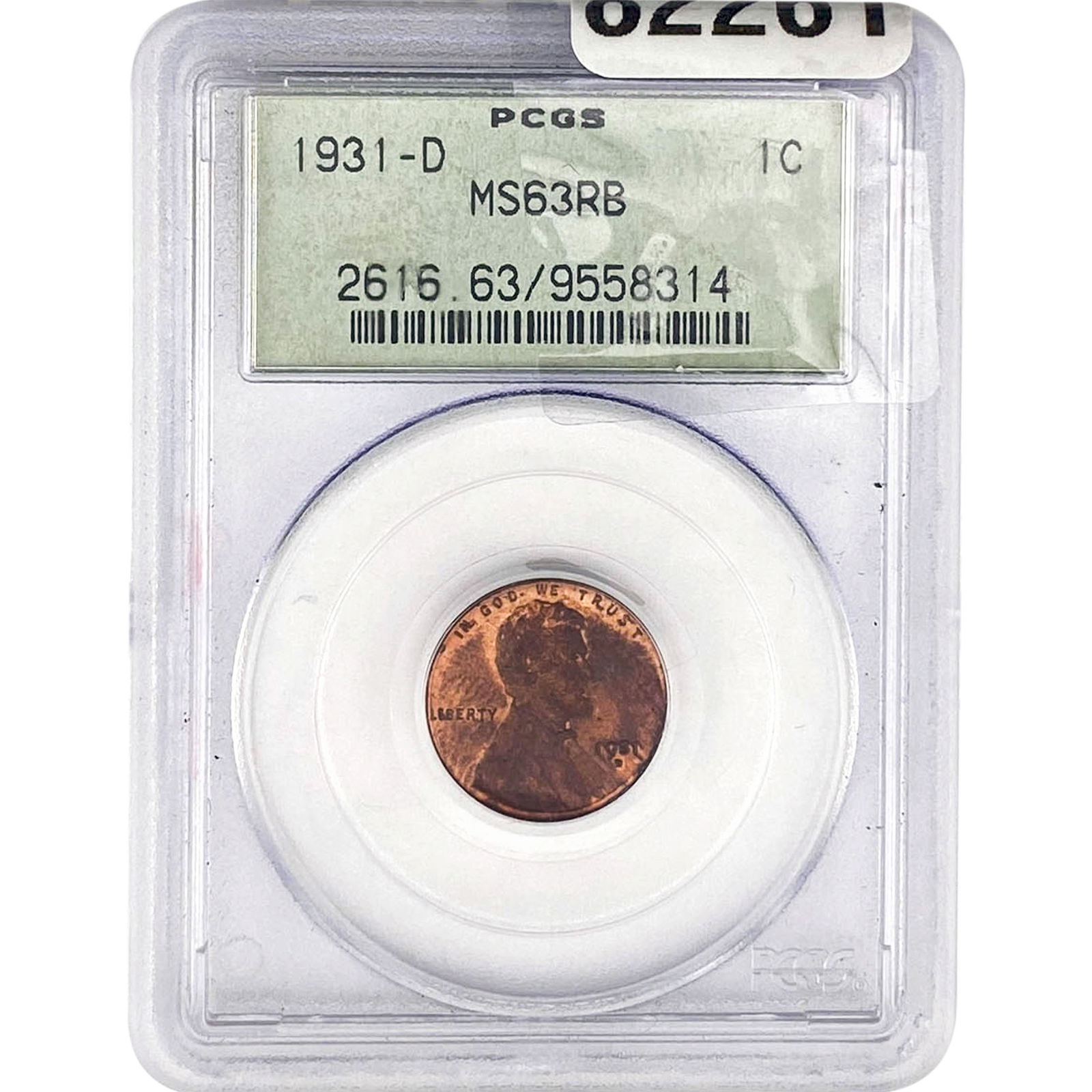 1931-D Wheat Dollar PCGS MS63 RB (1 of 2)