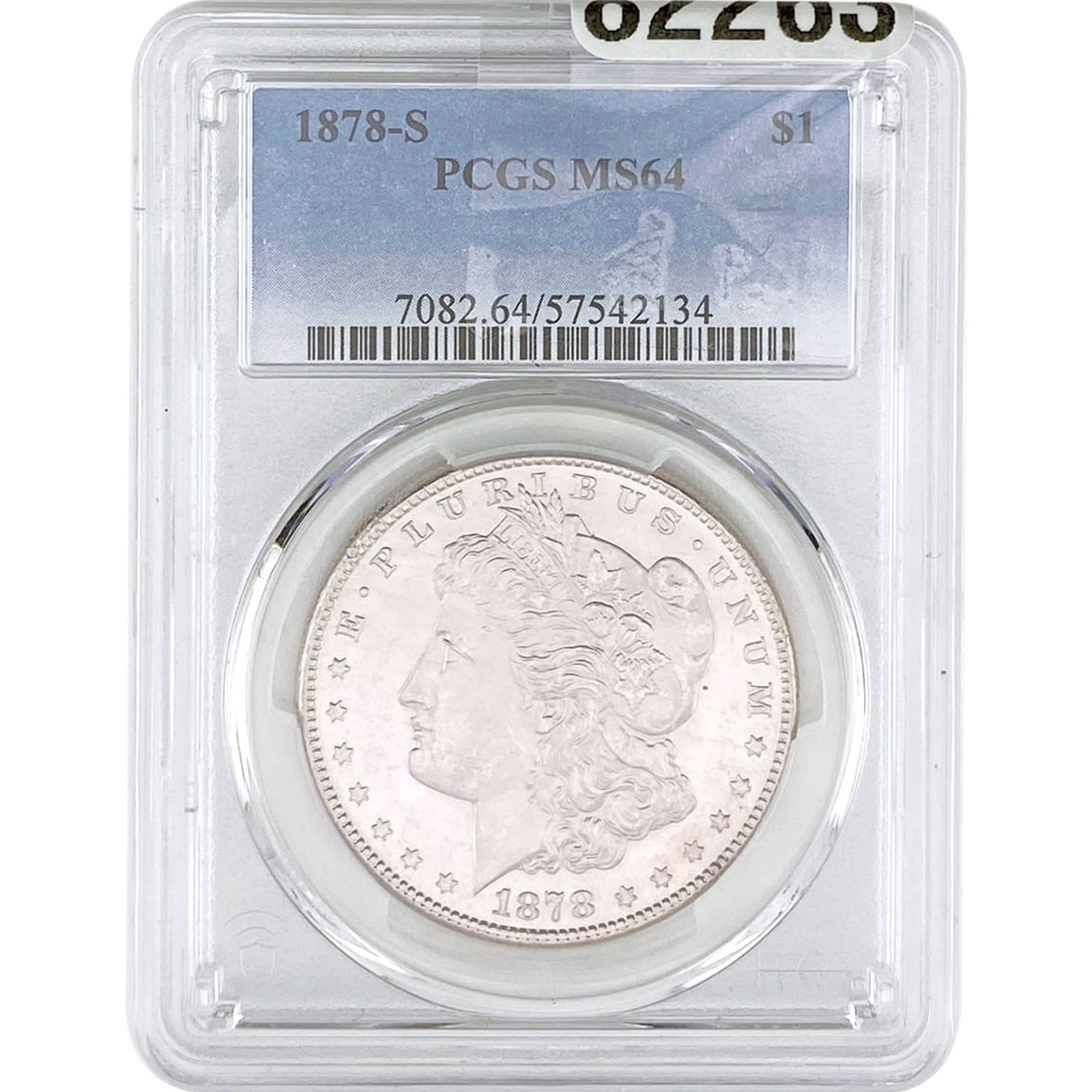 1878-s Morgan Silver Dollar PCGS MS64 (1 of 2)
