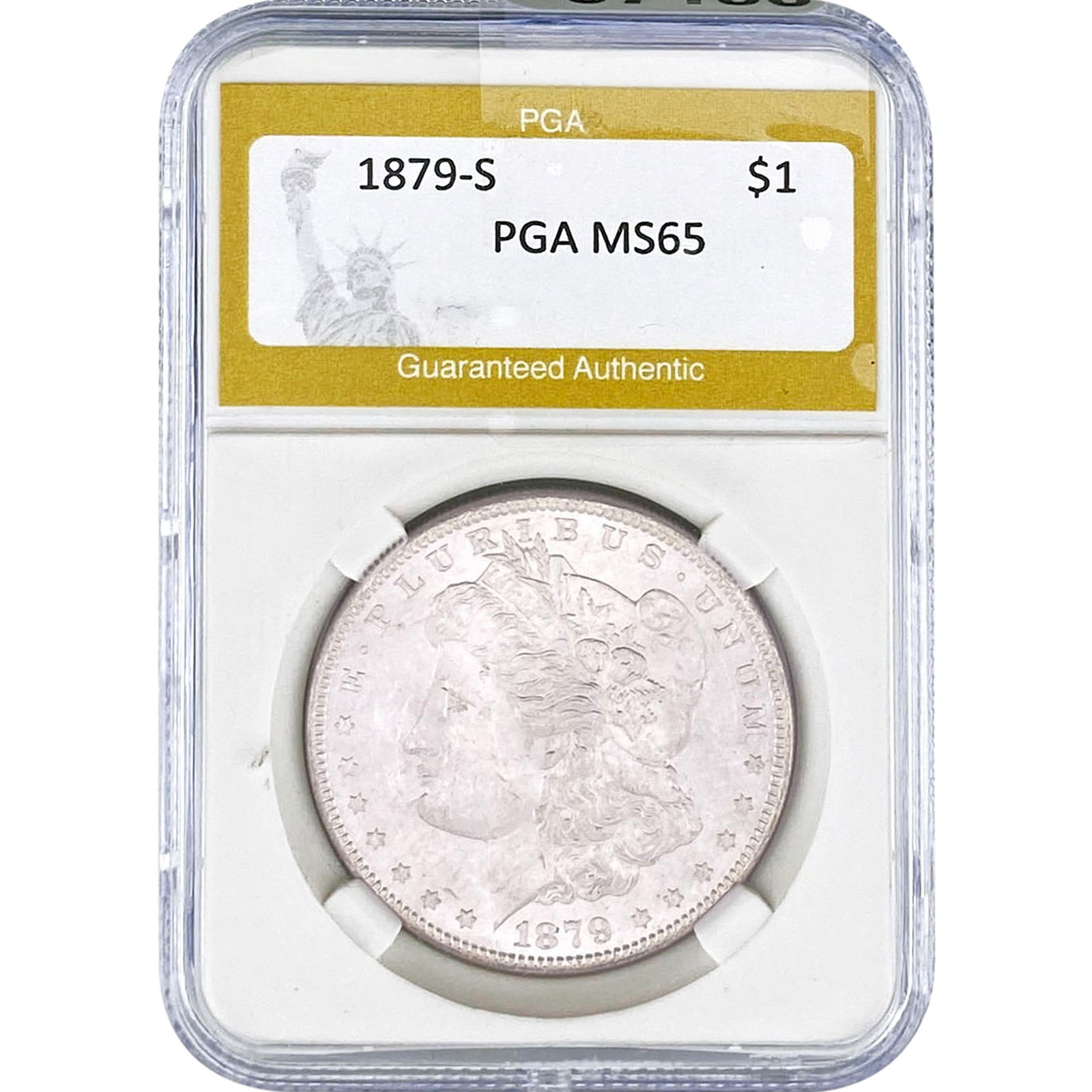1879-S Morgan Silver Dollar PGA MS65 (1 of 2)