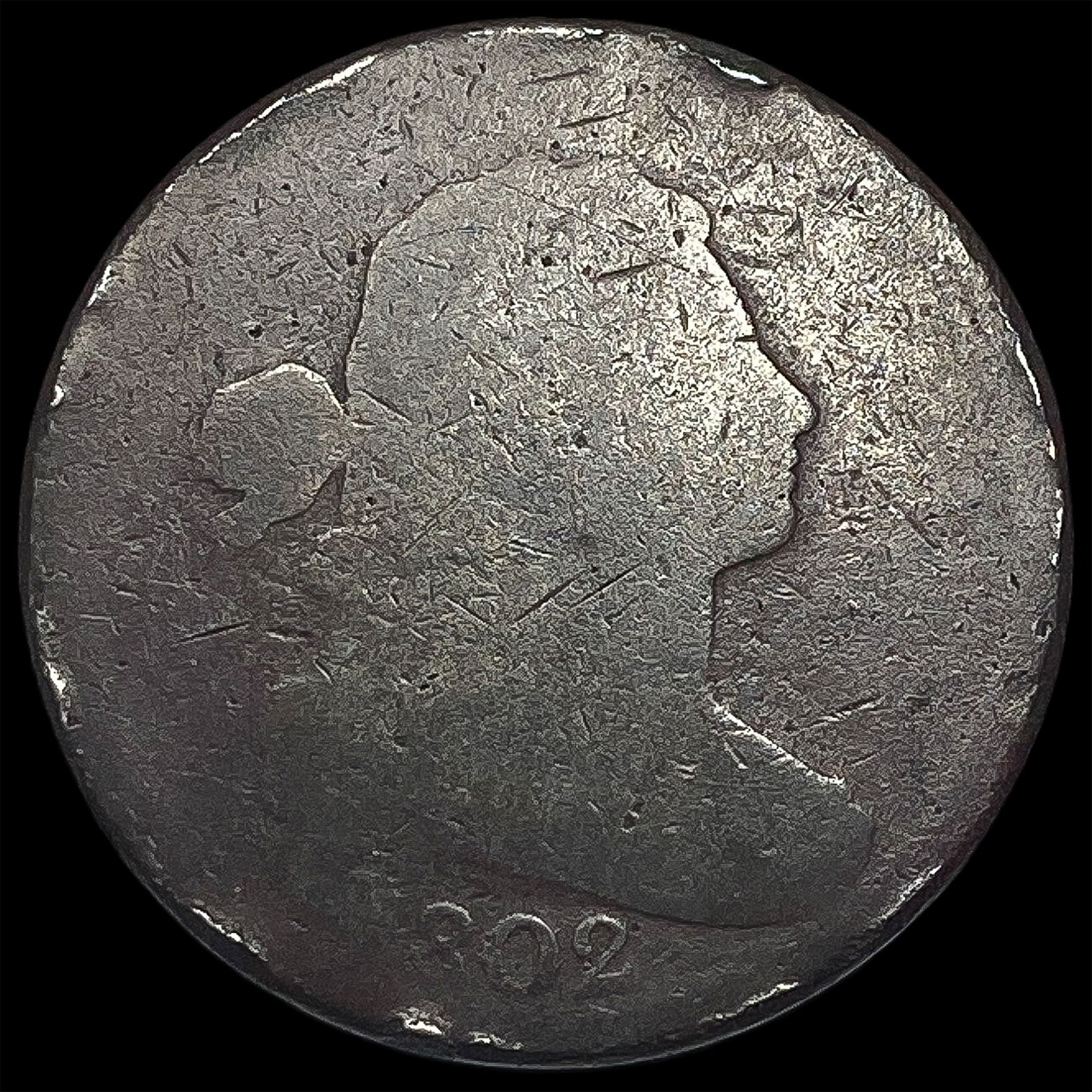 1802 Draped Bust Large Cent HIGH GRADE (1 of 2)