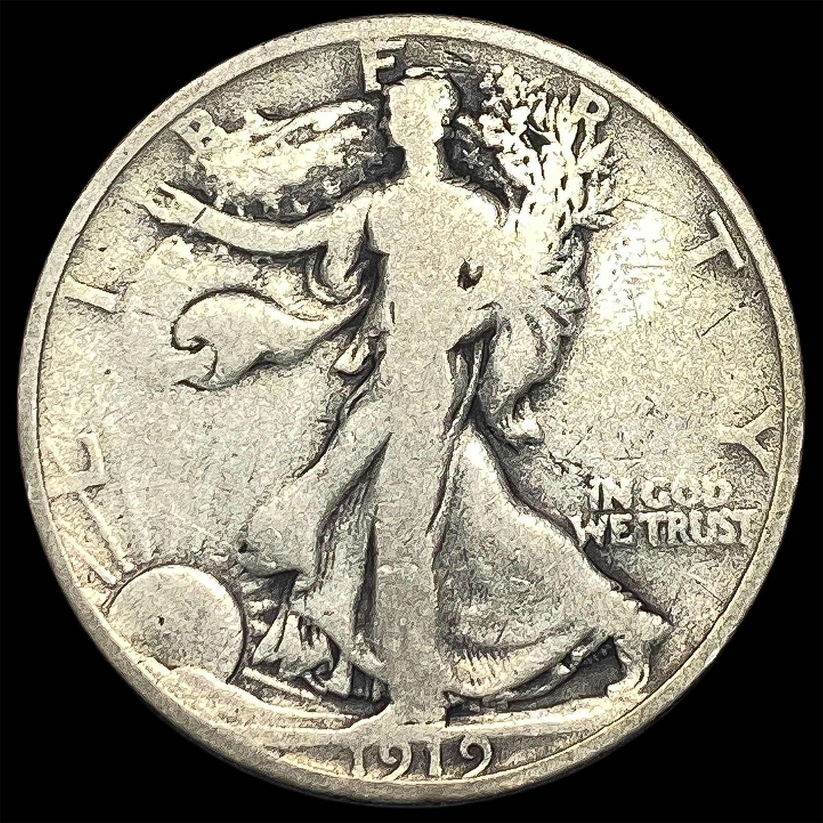 1917 Walking Liberty Half Dollar NICELY CIRCULATED (1 of 2)