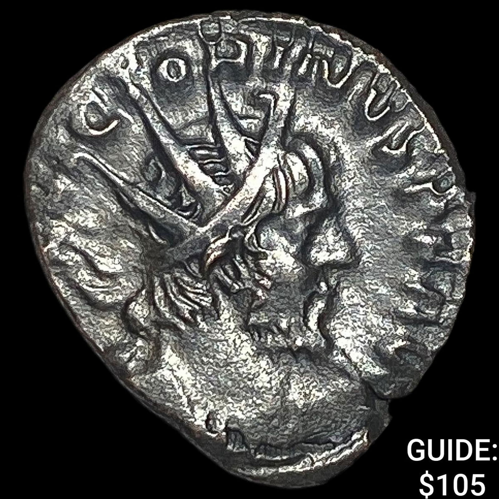 Romano-Gallic Victorinus 2769-271 BI Dbl Denarius CHOICE AU: Romano-Gallic Victorinus 2769-271 BI Dbl Denarius CHOICE AU