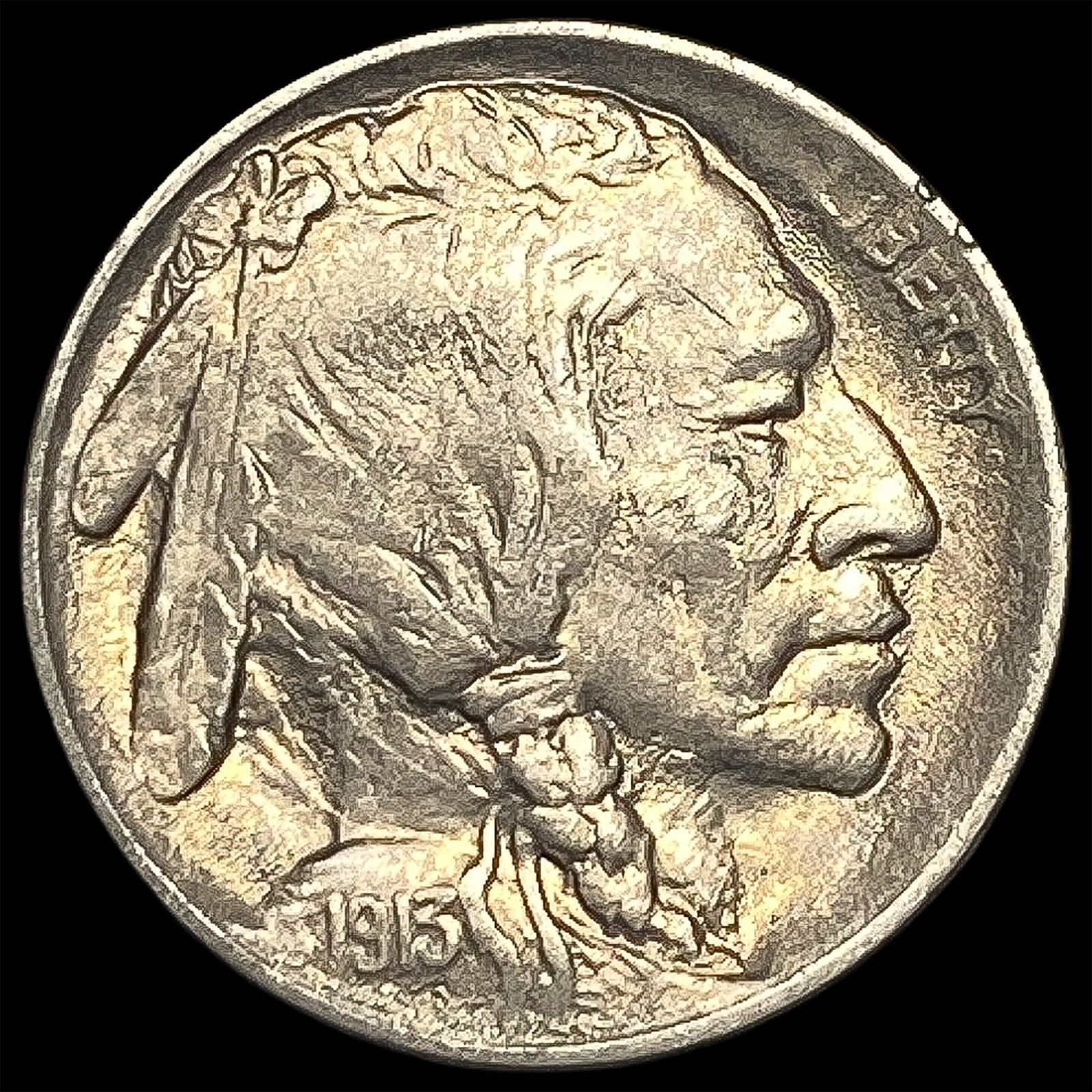 1913 Type 1 Buffalo Nickel UNCIRCULATED (1 of 2)