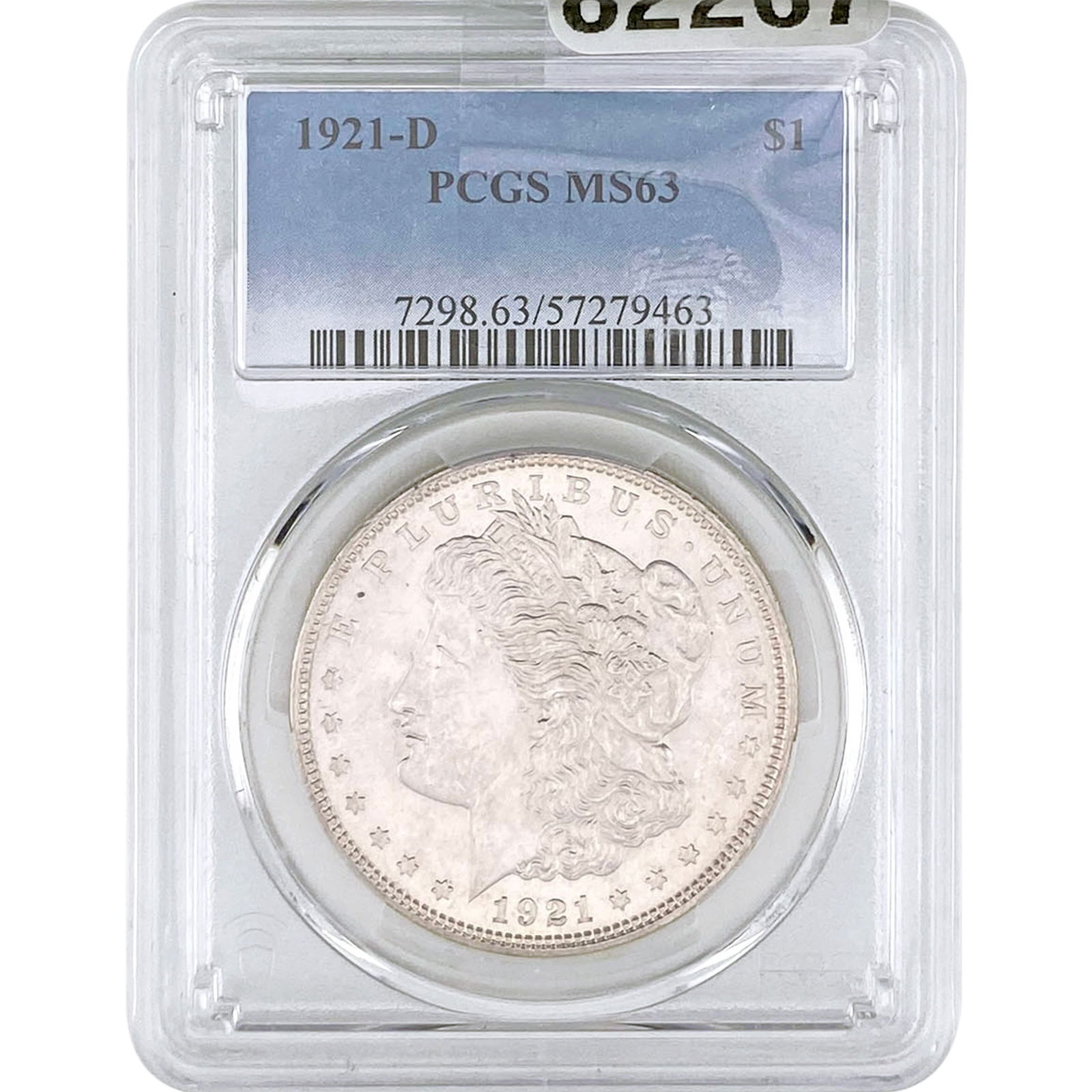 1921-D Morgan Silver Dollar PCGS MS63 (1 of 2)