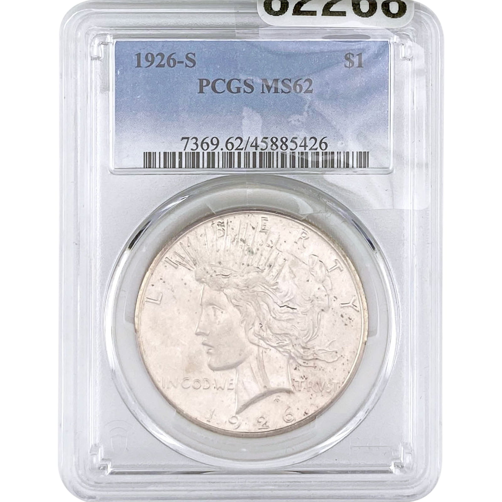 1926-S Silver Peace Dollar PCGS MS62 (1 of 2)