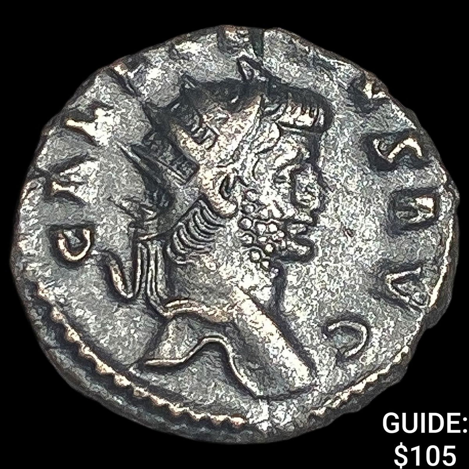 Roman Gallienus 253-268 AD BI Dbl Denarius CHOICE AU (1 of 2)