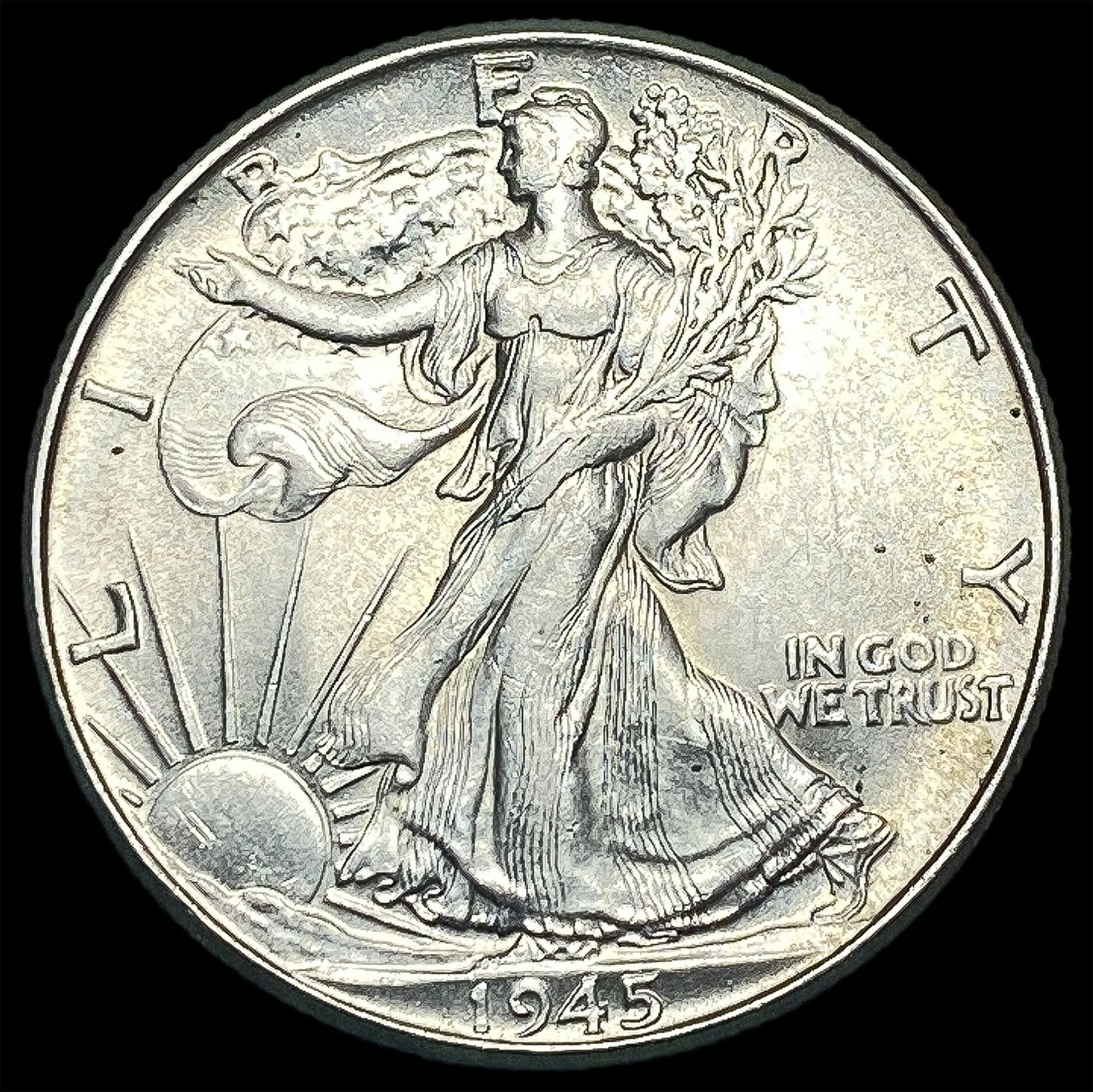 1945 Silver Walking Liberty Half Dollar UNCIRCULATED (1 of 2)