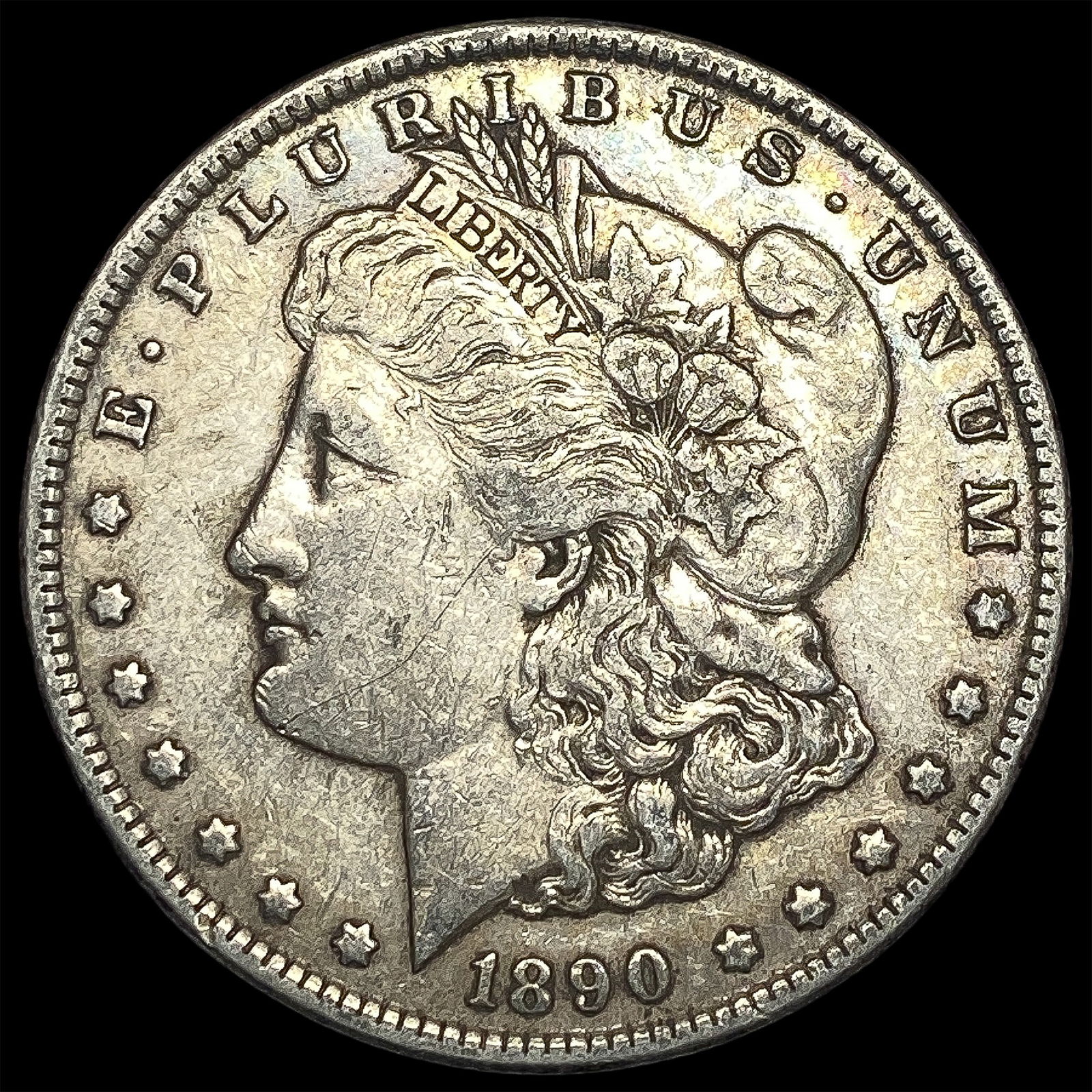 1890-CC Silver Morgan Dollar NEARLY UNCIRCULATED (1 of 2)