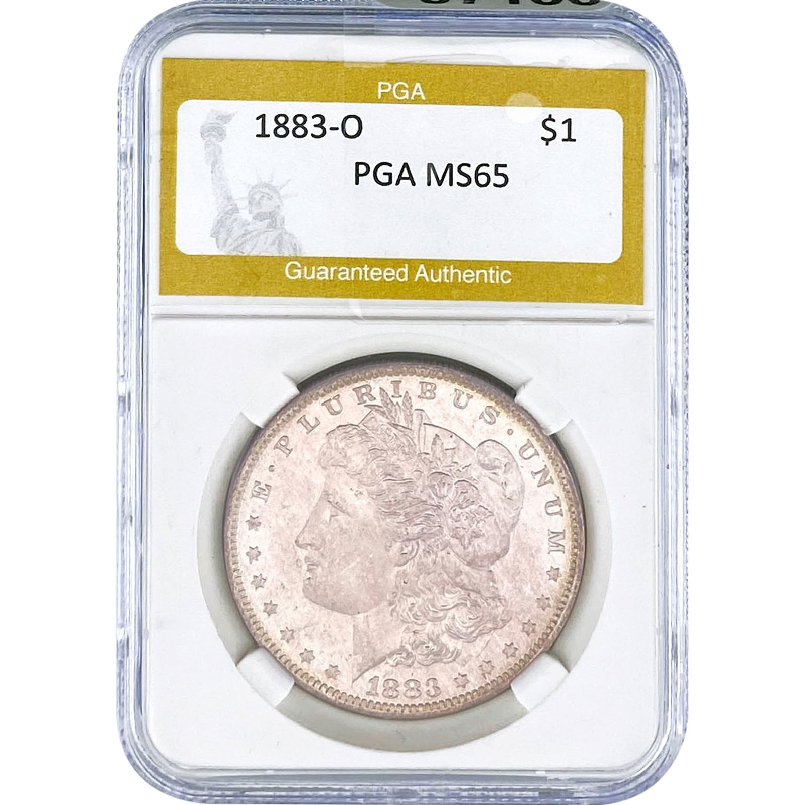 1883-O Morgan Silver Dollar PGA MS65: 1883-O Morgan Silver Dollar PGA MS65