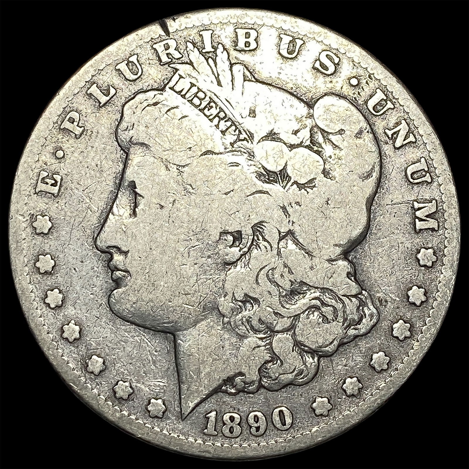 1890-CC Silver Morgan Dollar NICELY CIRCULATED (1 of 2)