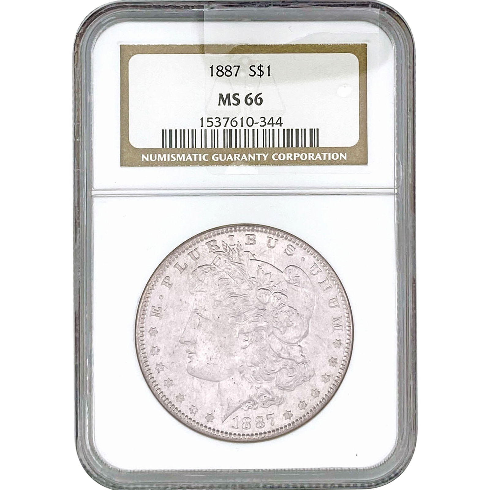 1887 Morgan Silver Dollar NGC MS66 (1 of 2)