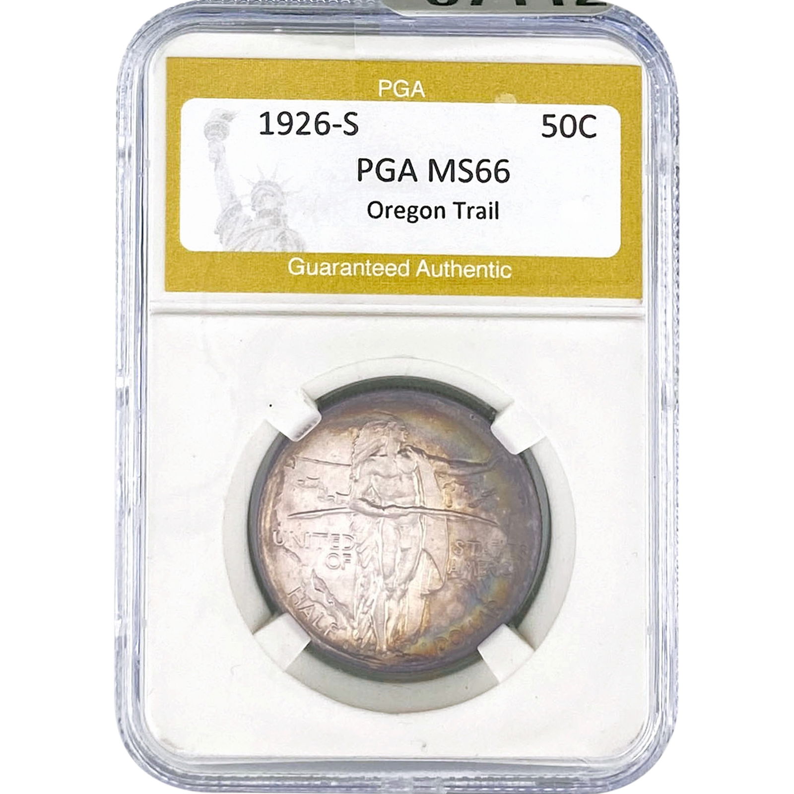 1926-S Oregon Trail Half Dollar PGA MS66 (1 of 2)