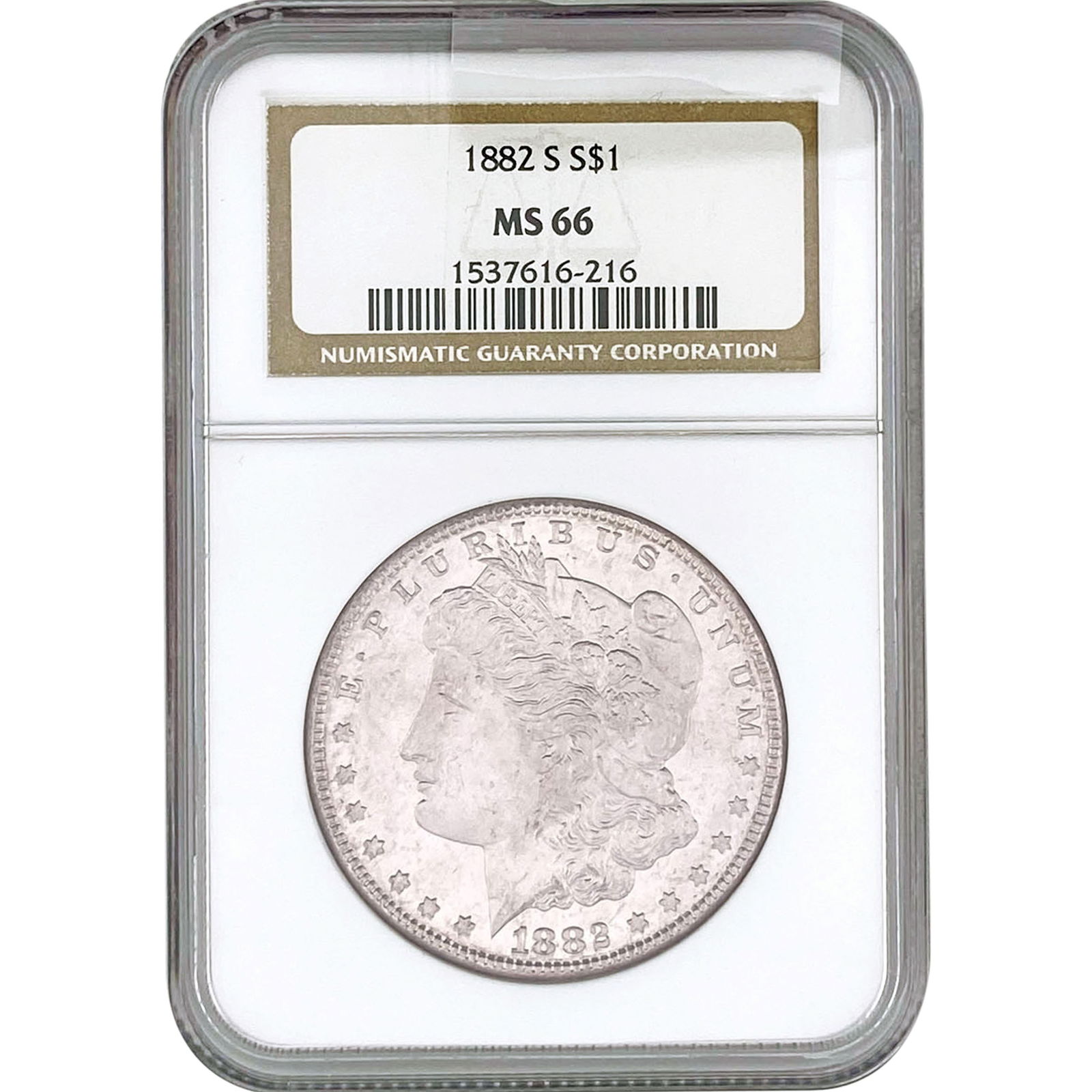 1882-S Morgan Silver Dollar NGC MS66 (1 of 2)