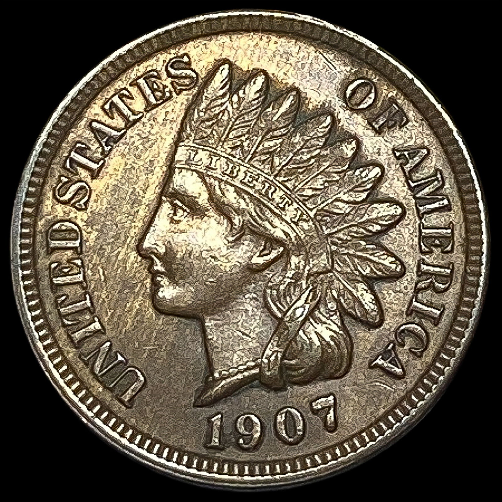 1907 Indian Head Cent UNCIRCULATED (1 of 2)