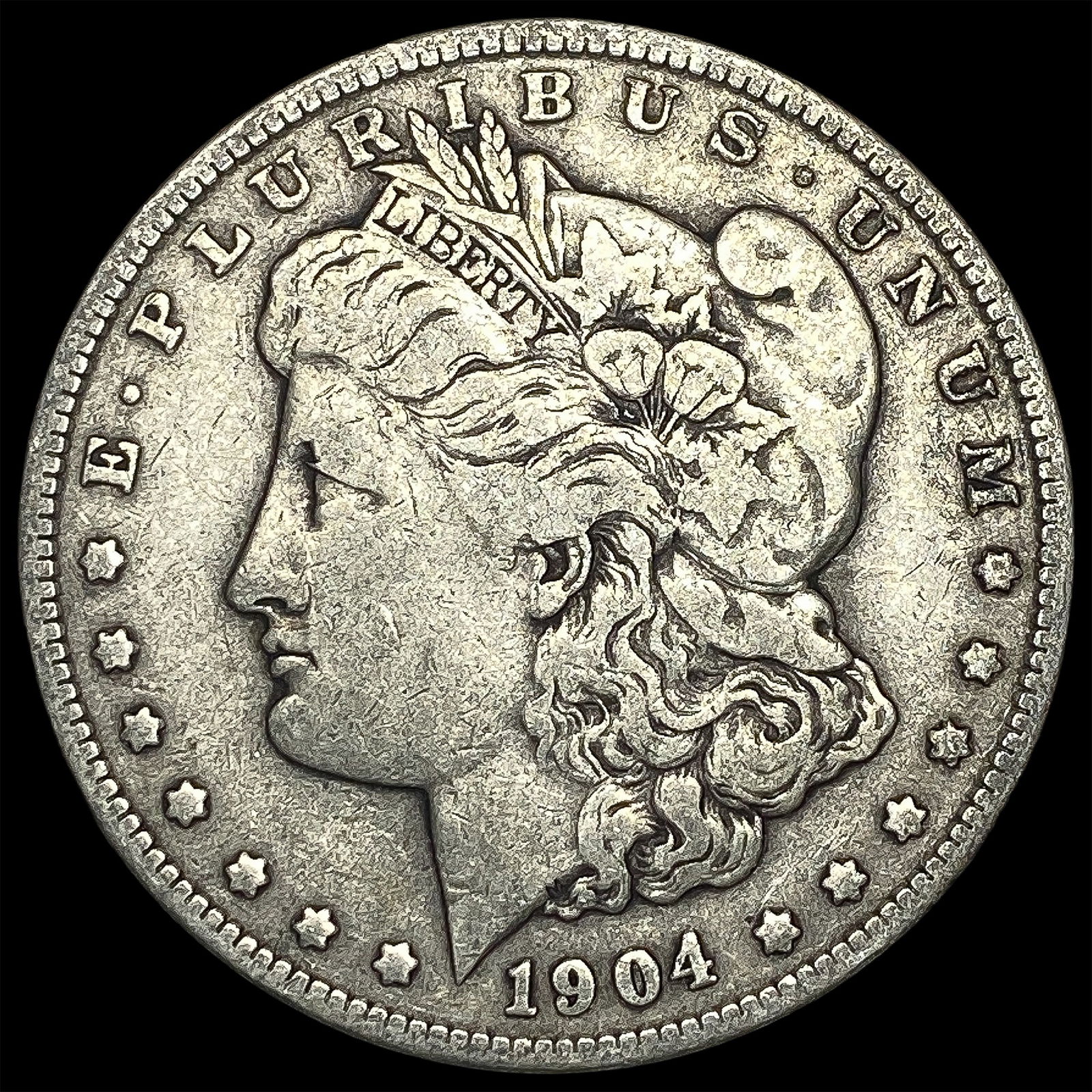1904 Morgan Silver Dollar ABOUT UNCIRCULATED (1 of 2)