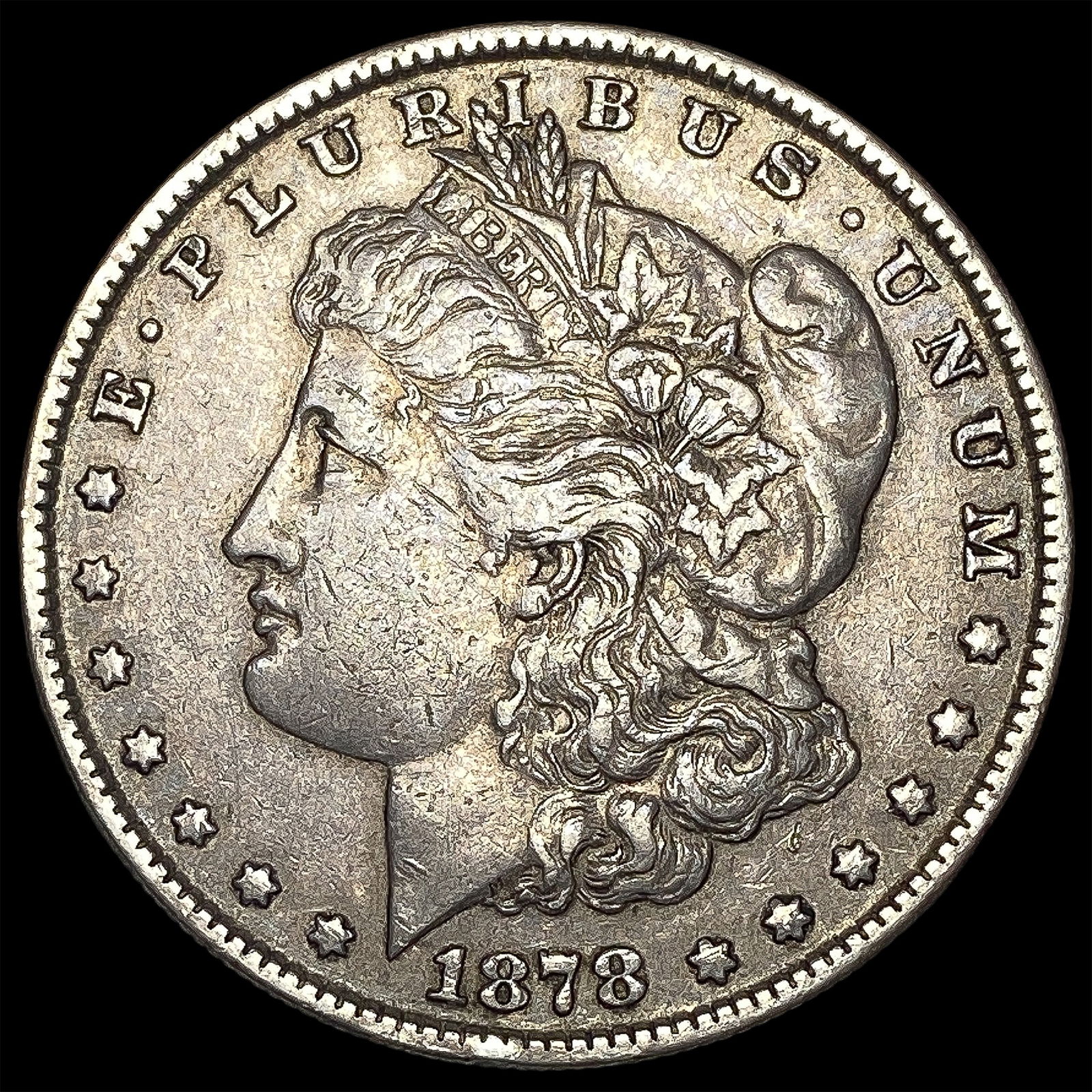1878 Silver Morgan Dollar NEARLY UNCIRCULATED (1 of 2)