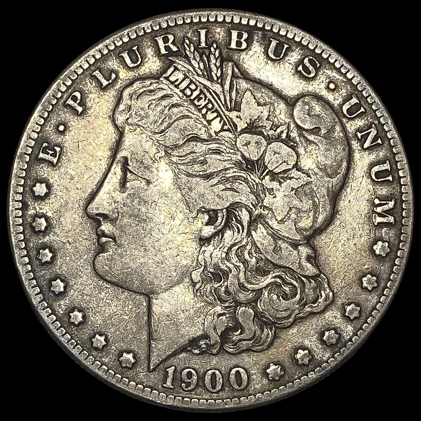 1900-S Silver Morgan Dollar ABOUT UNCIRCULATED (1 of 2)