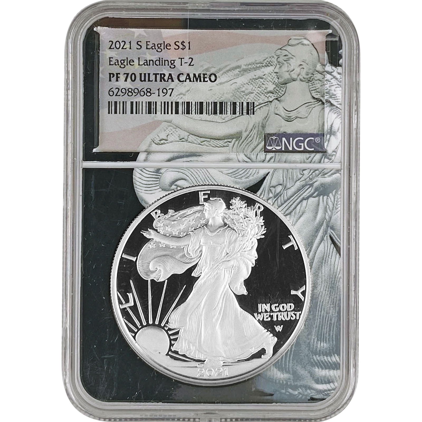 2021-S NGC PF70 1oz Silver SE Ultra Cameo (1 of 2)