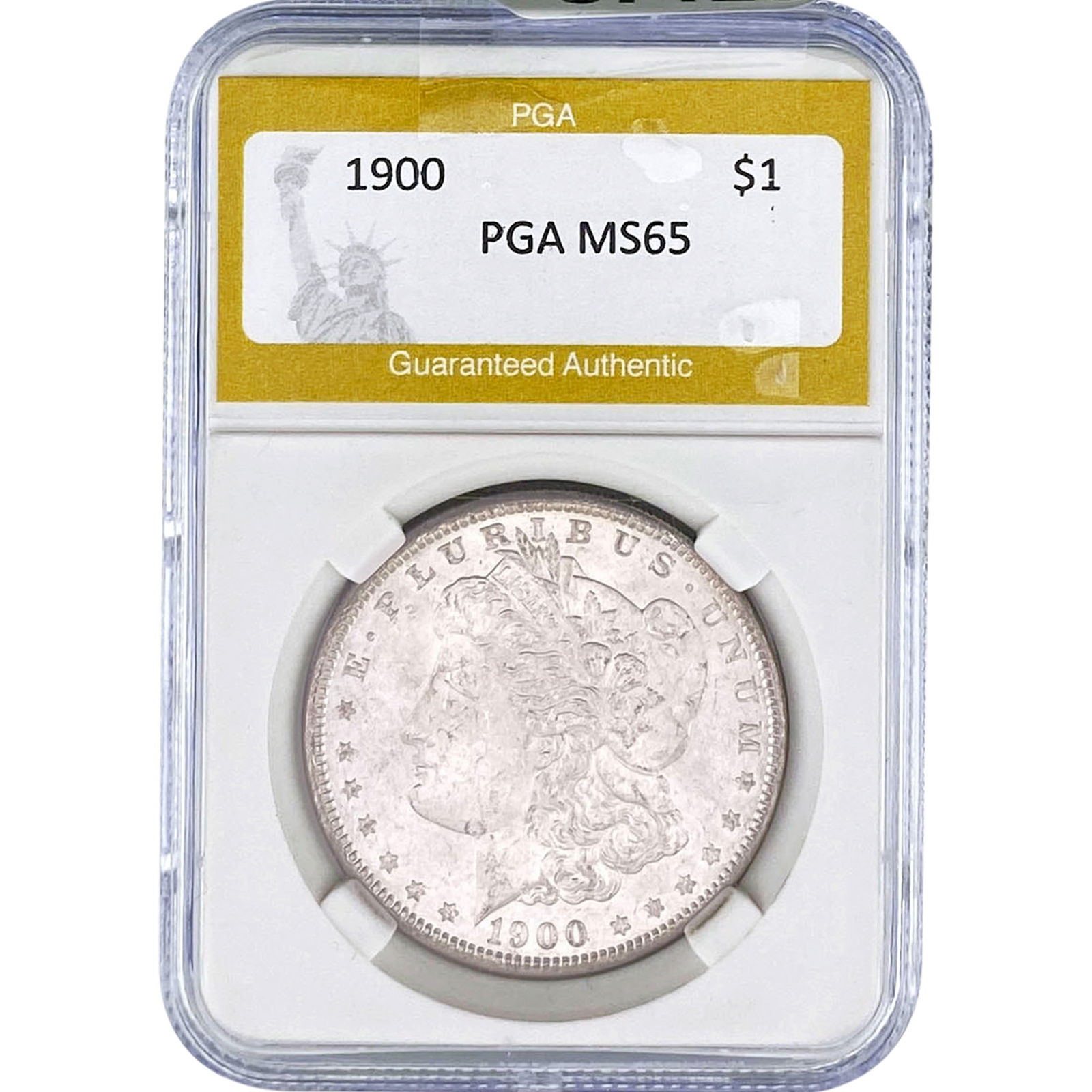 1900 Morgan Silver Dollar PGA MS65: 1900 Morgan Silver Dollar PGA MS65