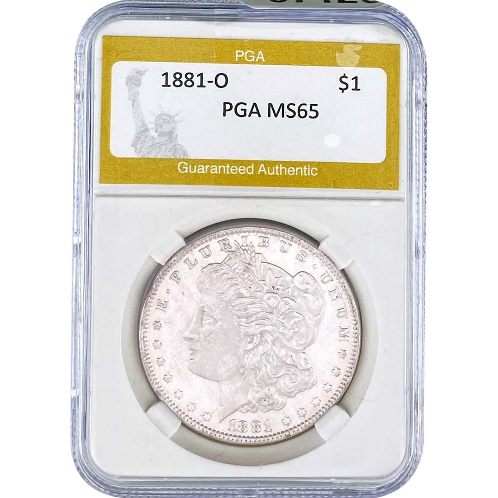 1881-O Morgan Silver Dollar PGA MS65 (1 of 2)