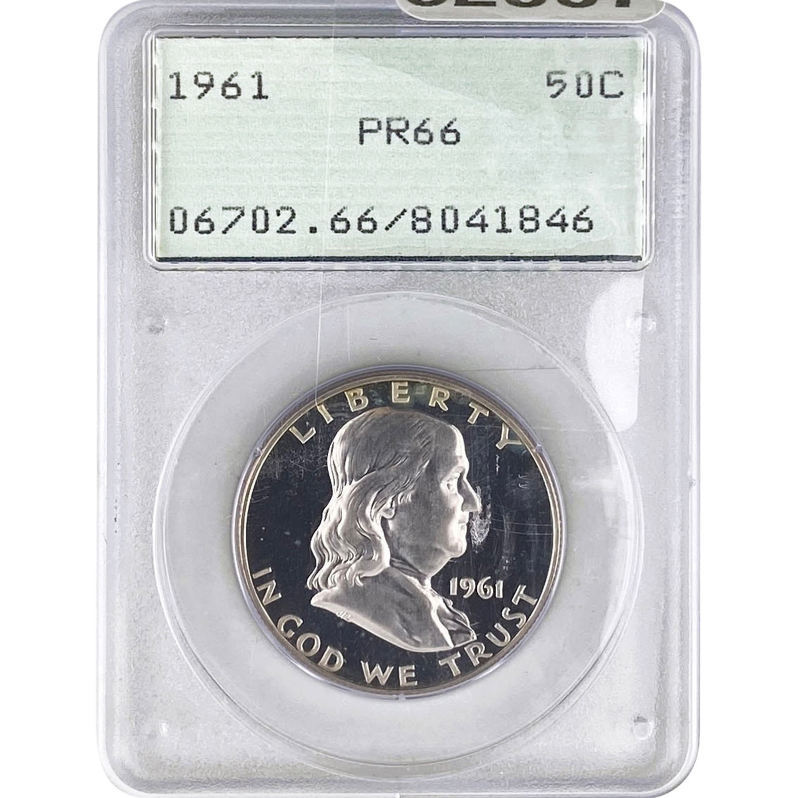 1961 Franklin Half Dollar PCGS PR66 (1 of 2)