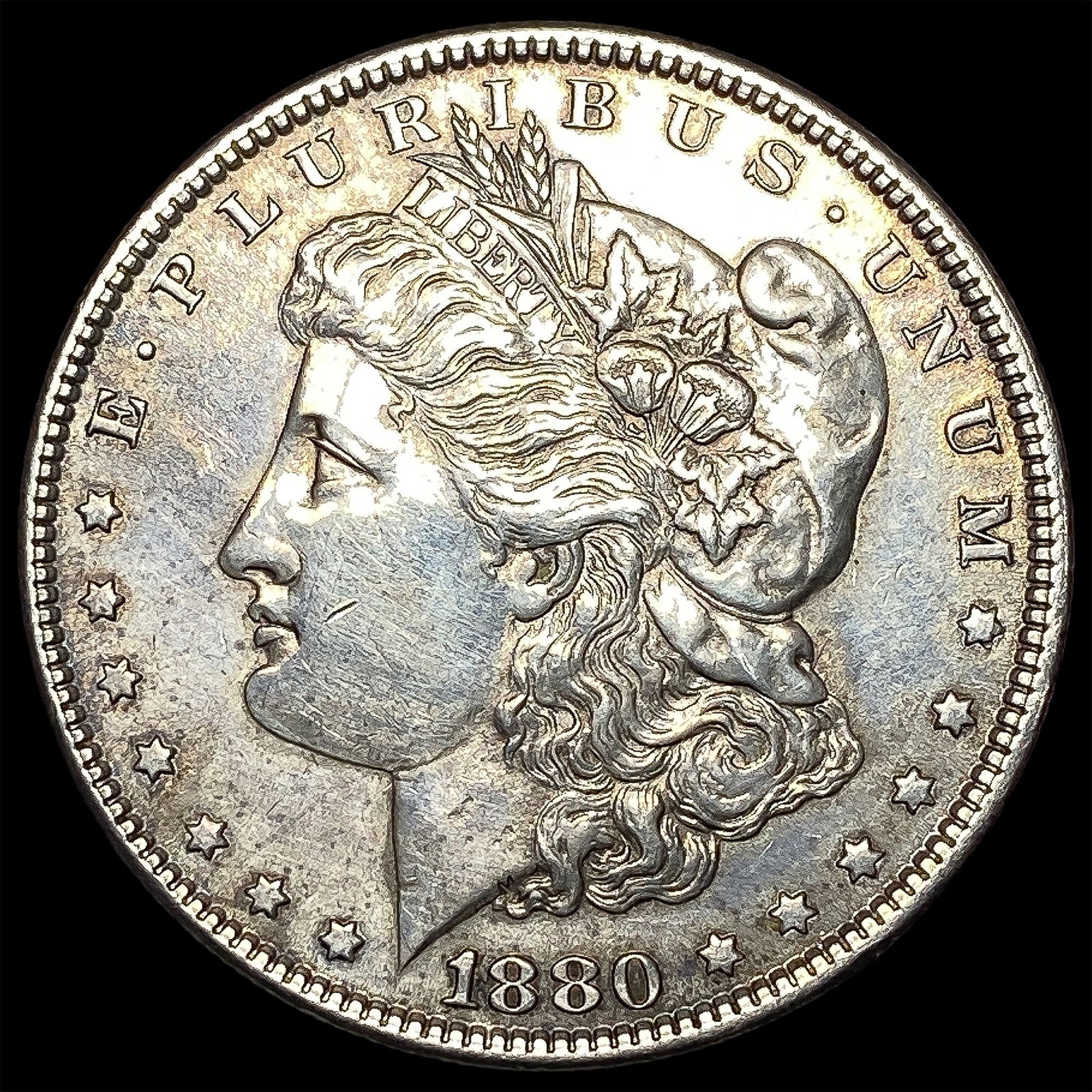 1880-S Silver Morgan Dollar CLOSELY UNCIRCULATED (1 of 2)