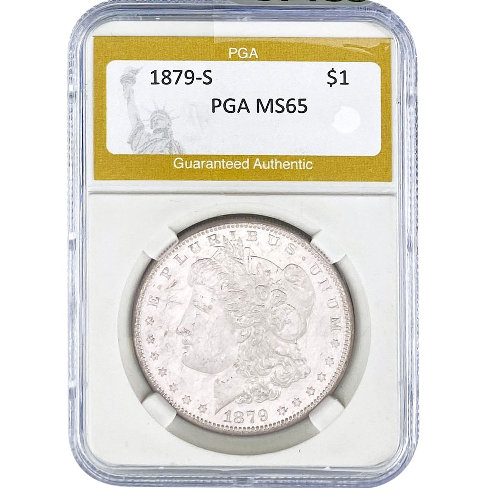 1879-S Morgan Silver Dollar PGA MS65 (1 of 2)