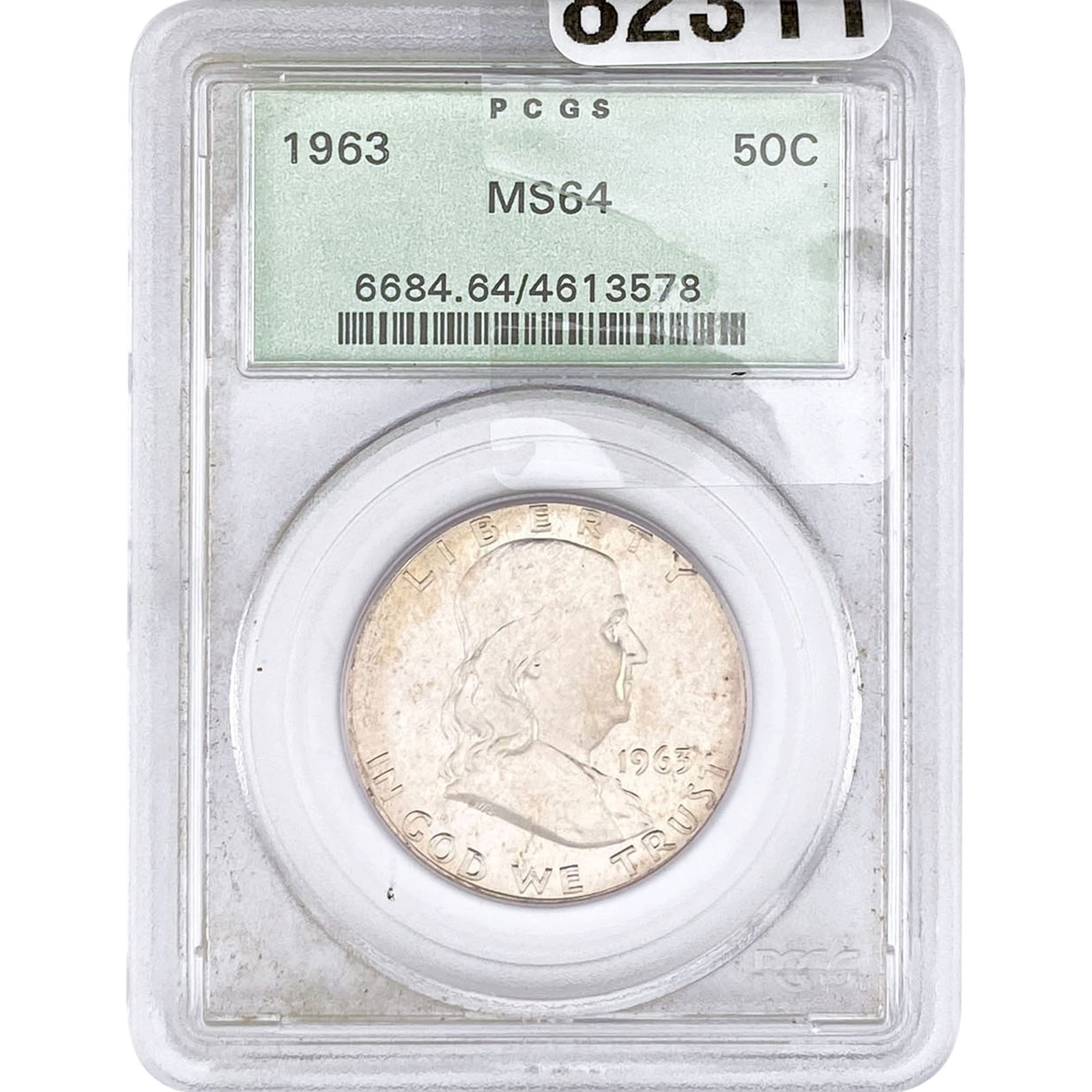 1963 Franklin Half Dollar PCGS MS64 (1 of 2)