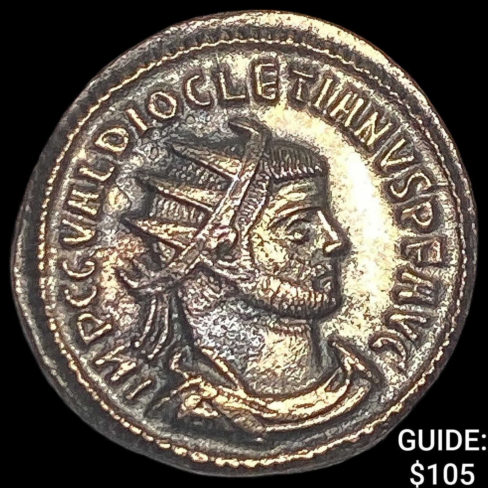 Roman Diocletian 284-305 AD BI Nummus CHOICE AU: Roman Diocletian 284-305 AD BI Nummus CHOICE AU