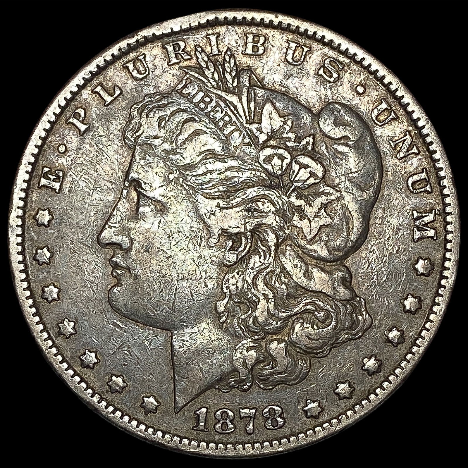 1878-S Silver Morgan Dollar NEARLY UNCIRCULATED (1 of 2)