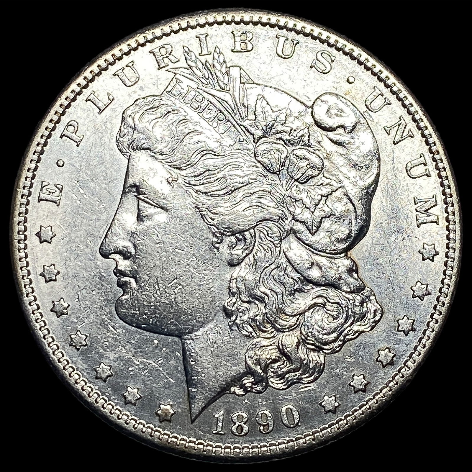 1890-S Silver Morgan Dollar CLOSELY UNCIRCULATED (1 of 2)