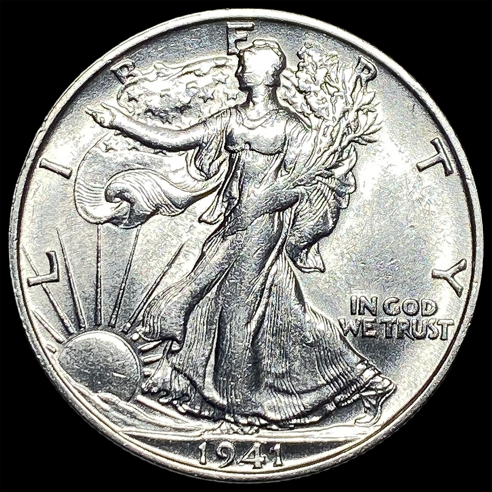 1941 Silver Half Dollar (Walking Liberty) GEM BU (1 of 2)