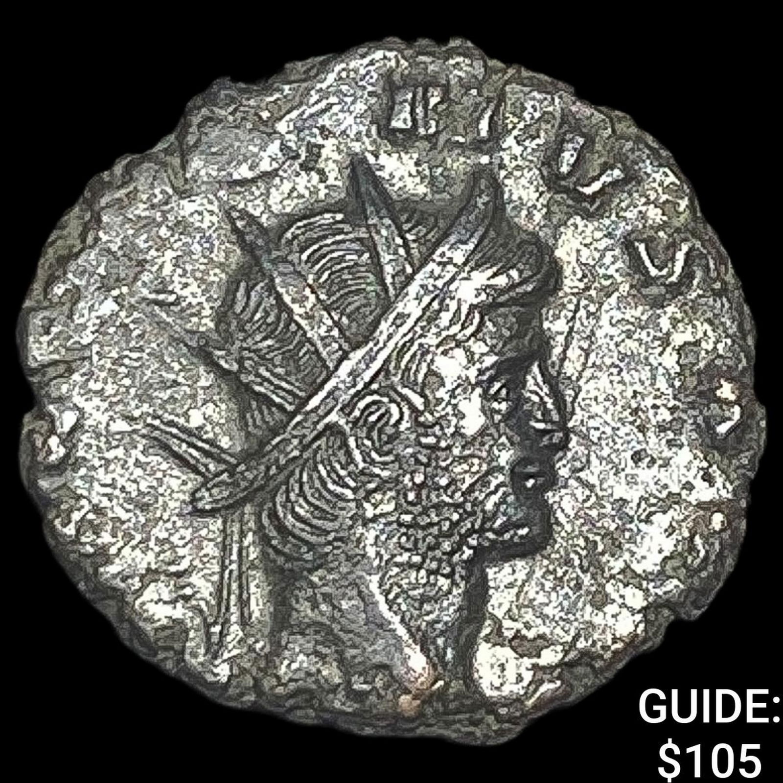 Roman Gallienus 253-268 AD BI Dbl Denarius CHOICE AU (1 of 2)