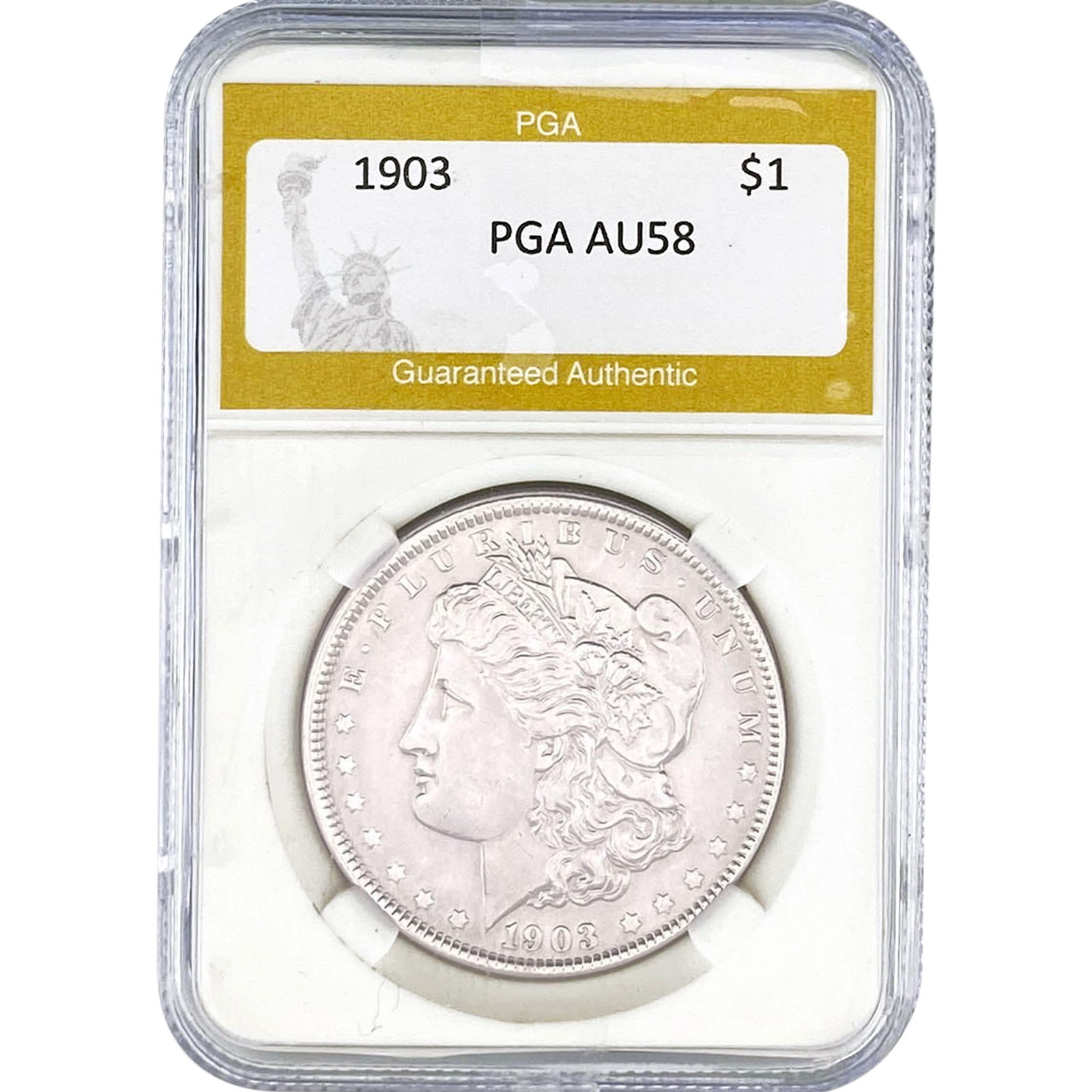 1903 Morgan Silver Dollar PGA AU58 (1 of 2)